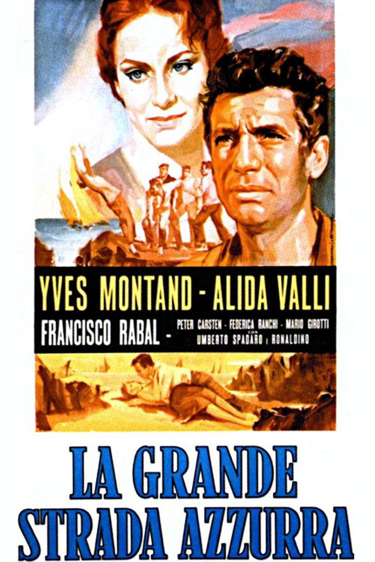 La grande strada azzurra filmaffisch