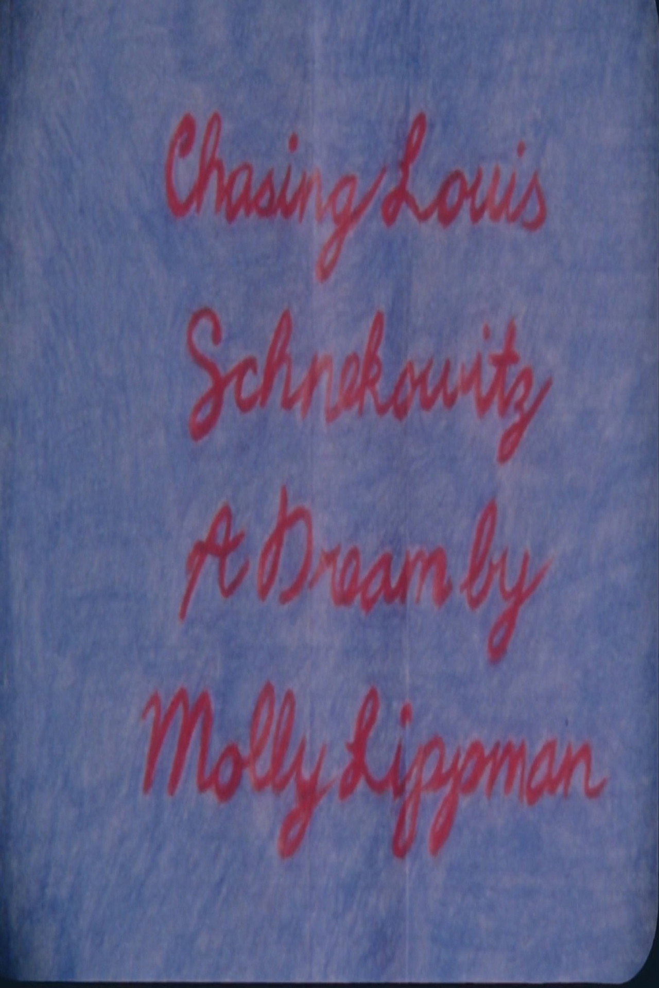 Chasing Louis Schnekowitz filmaffisch