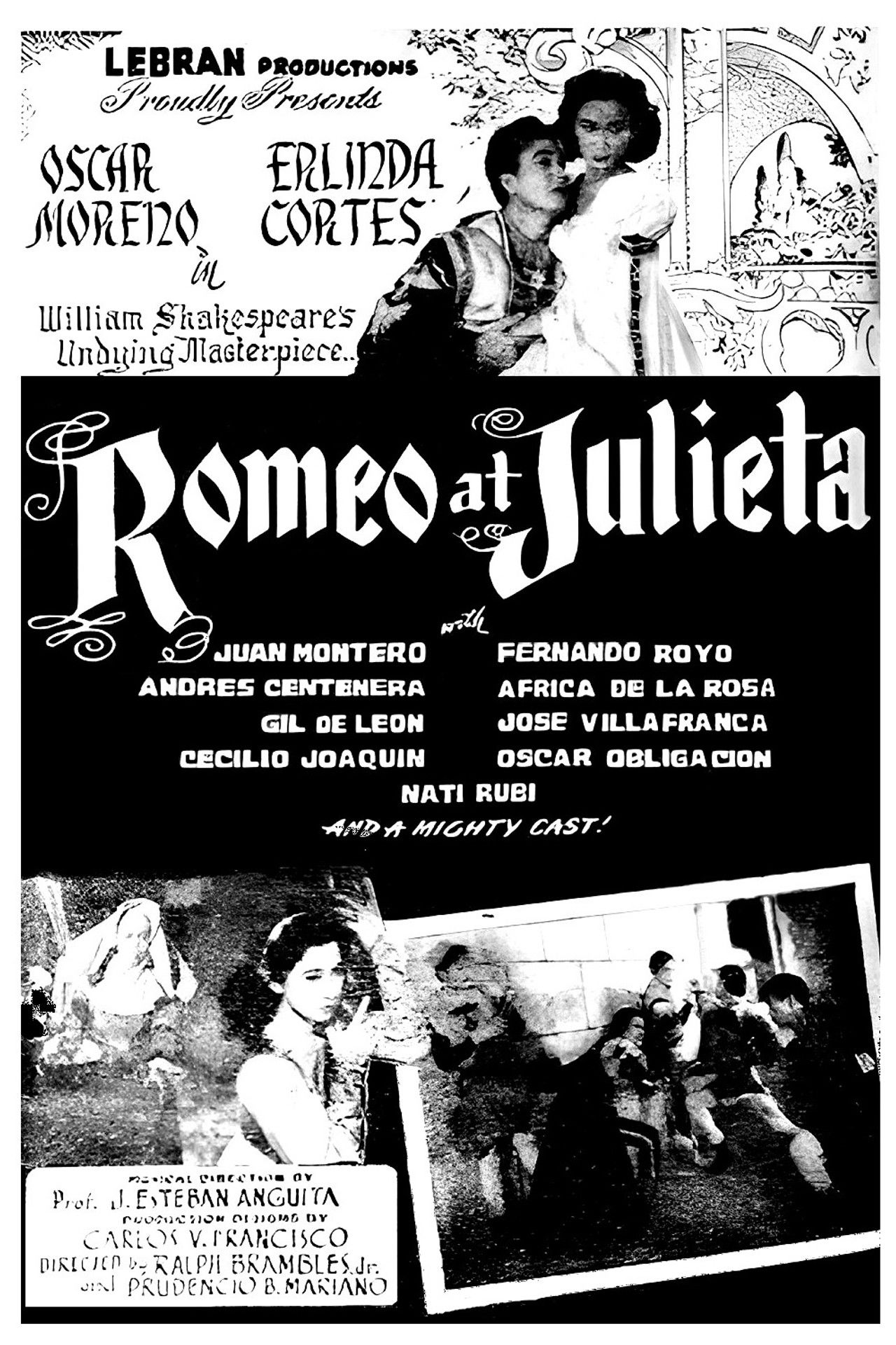 Romeo at Julieta Backdrop