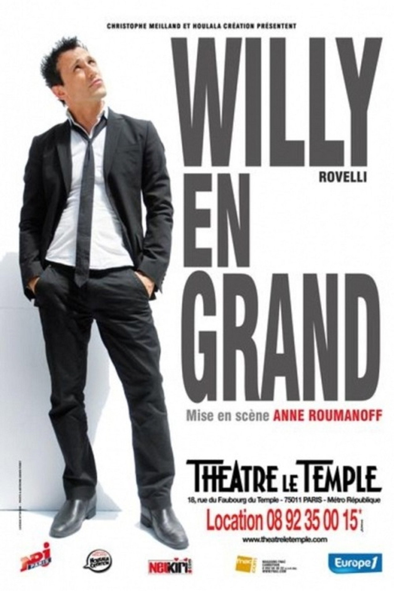 Willy Rovelli en grand Backdrop