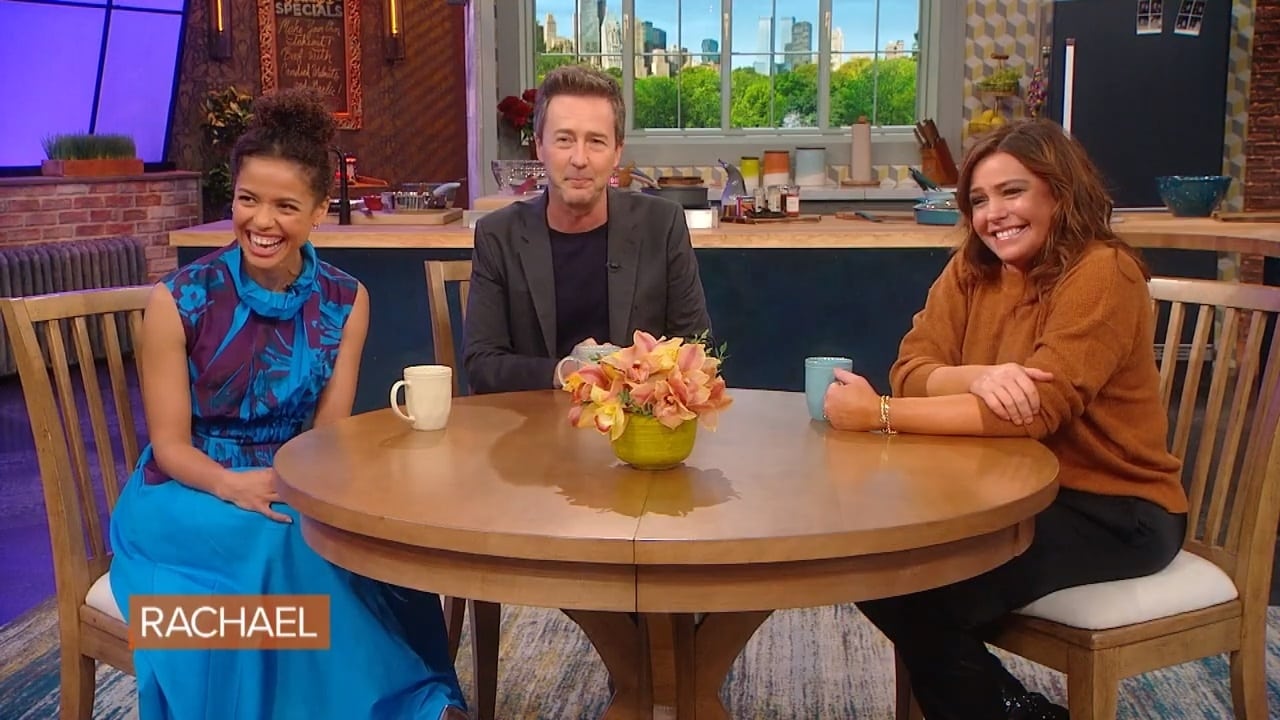 Rachael Ray - Season 14 Episode 40 : Edward Norton and His Co-Star, Gugu Mbatha-Raw, Are at the Kitchen Table