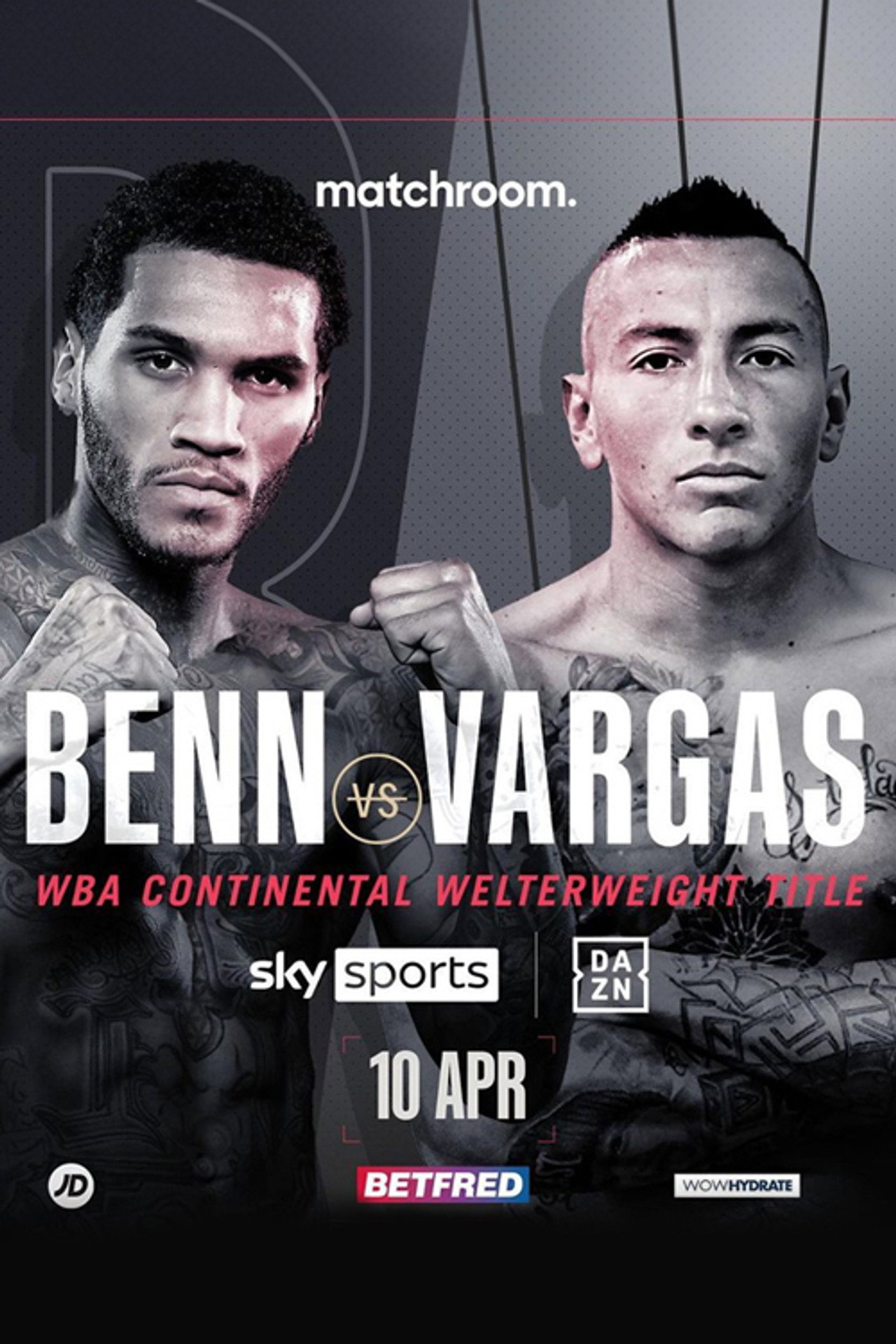 Conor Benn vs. Samuel Vargas filmaffisch