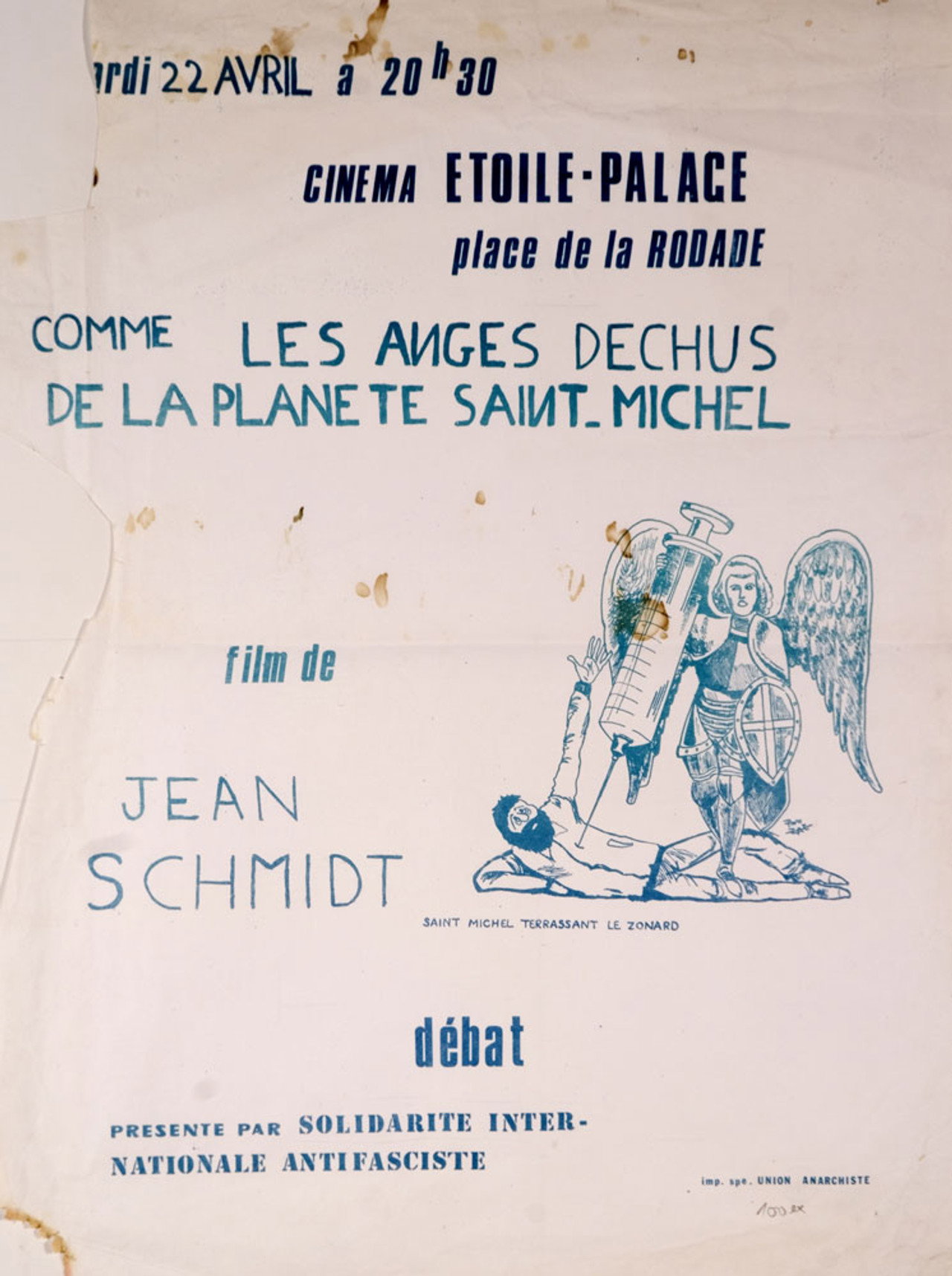 Comme les anges déchus de la planète Saint-Michel filmaffisch