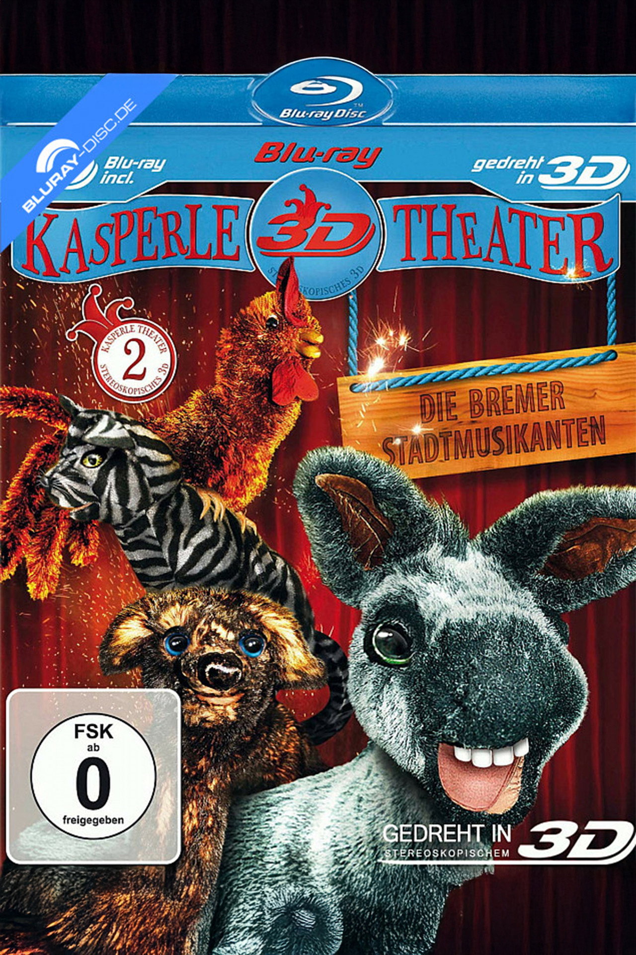 Kasperletheater 3D: Die Bremer Stadtmusikanten filmaffisch