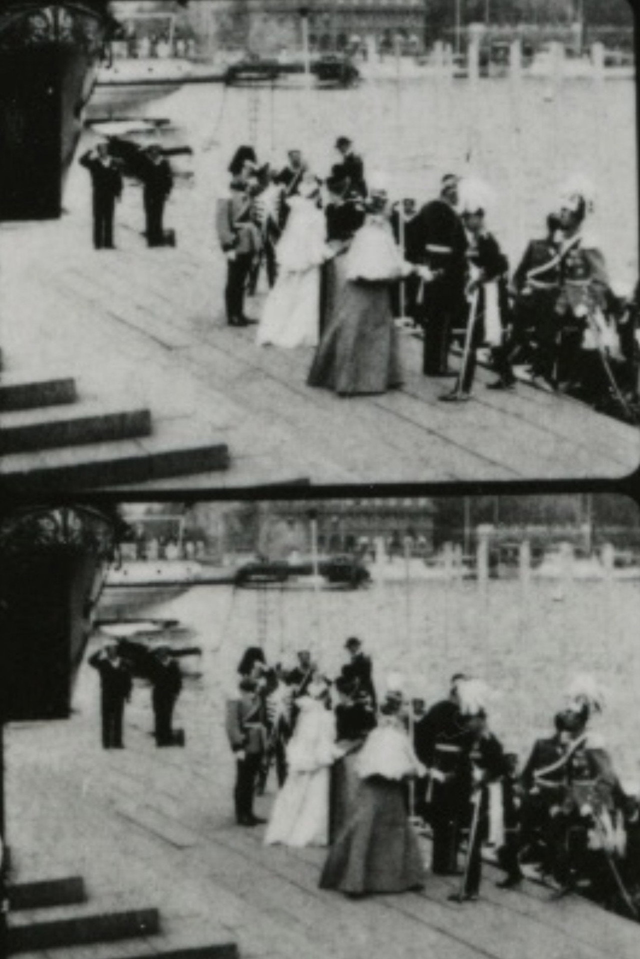 The Arrival of the Prince and Princess in Stockholm on the 9th of July Backdrop