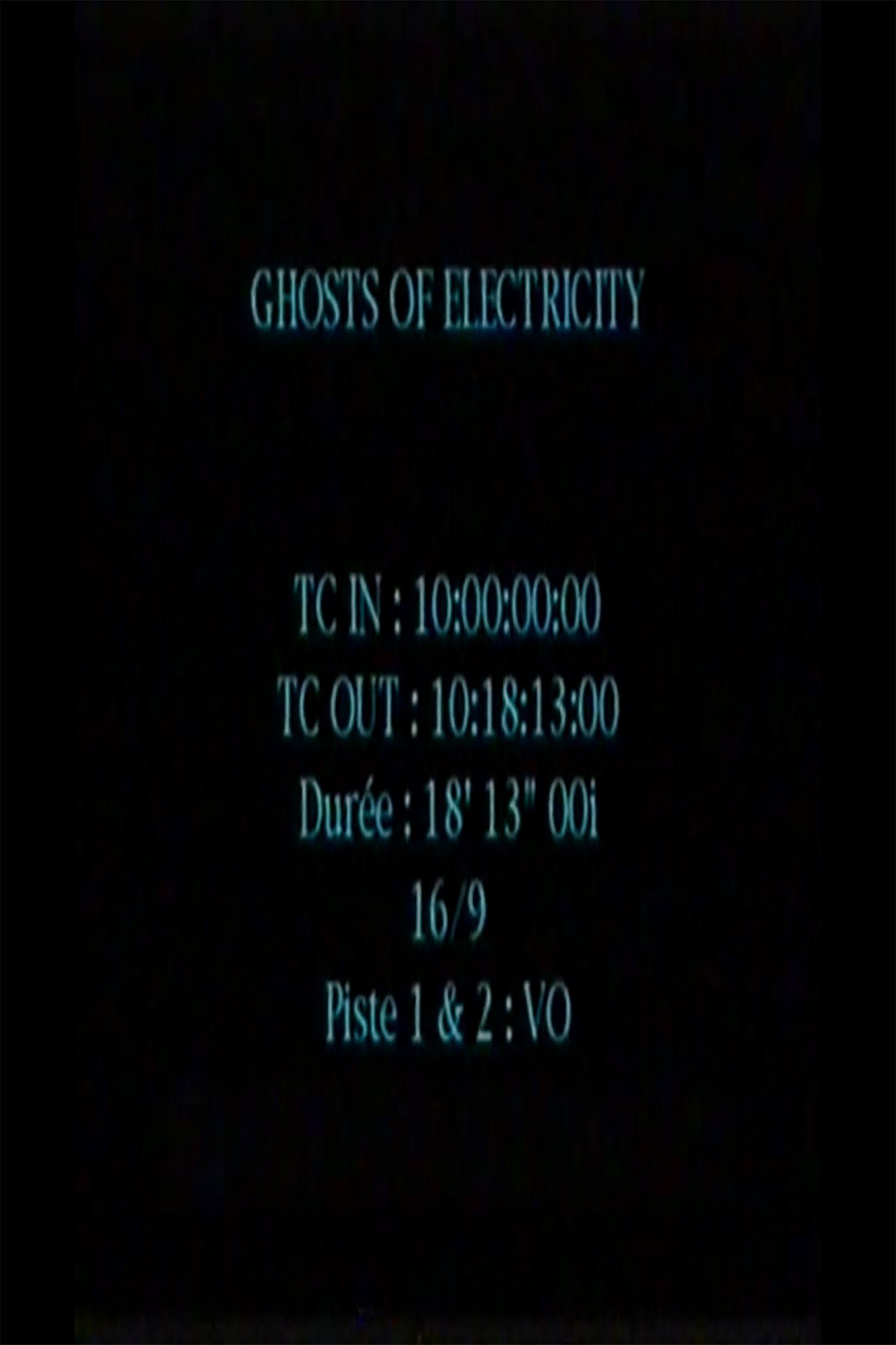 Ghosts of Electricity
