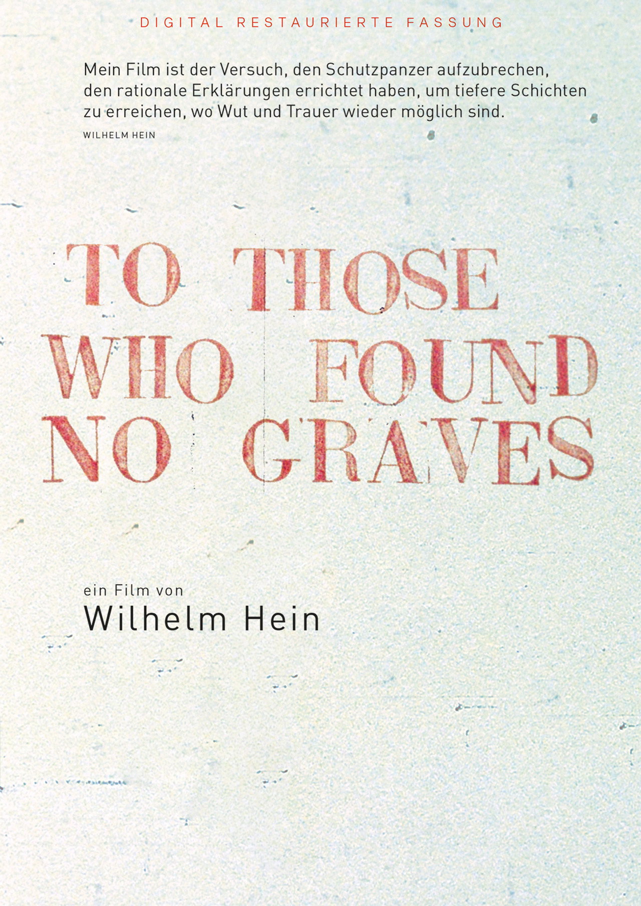 To Those Who Found No Graves filmaffisch