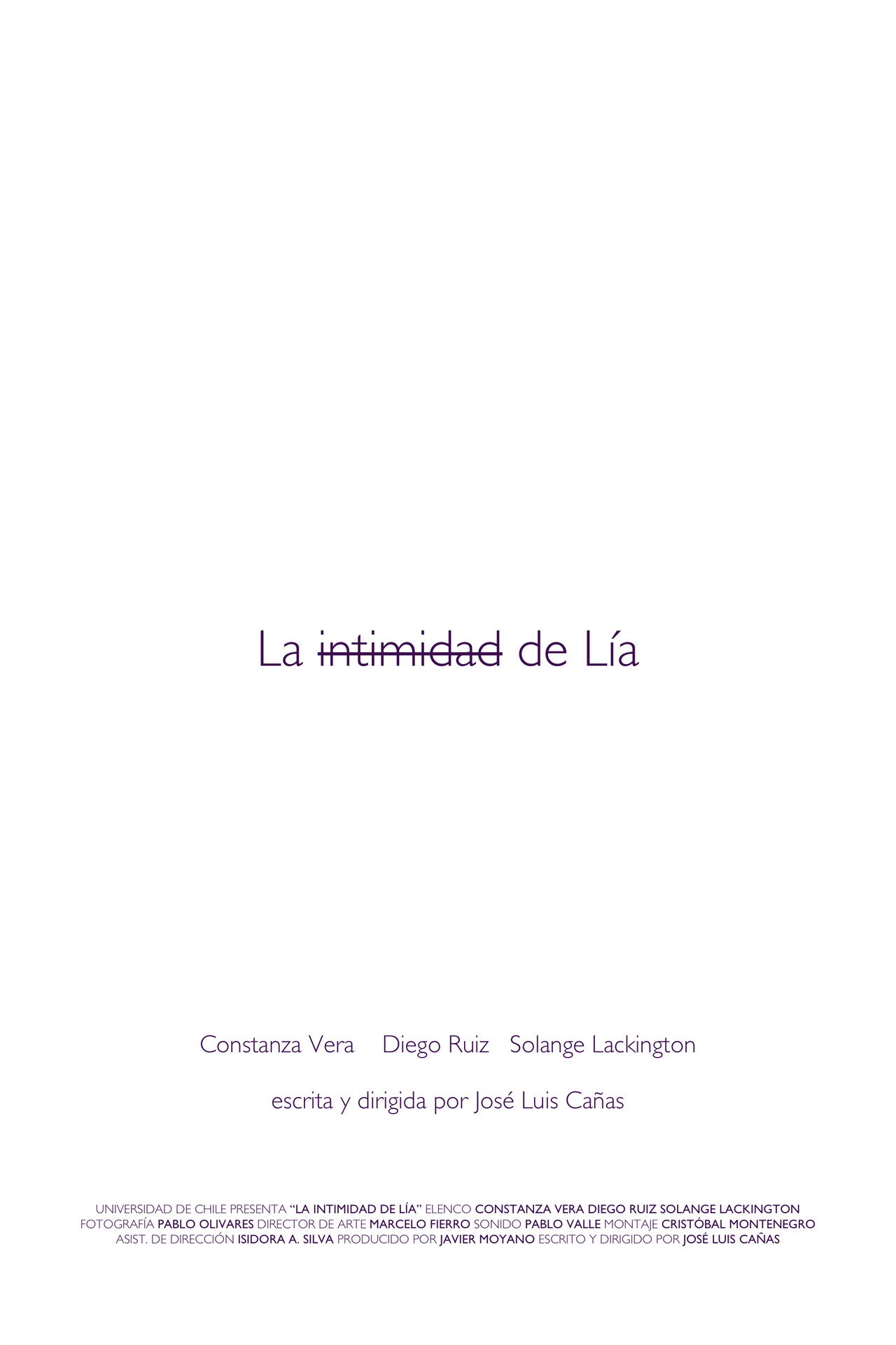 La intimidad de Lía