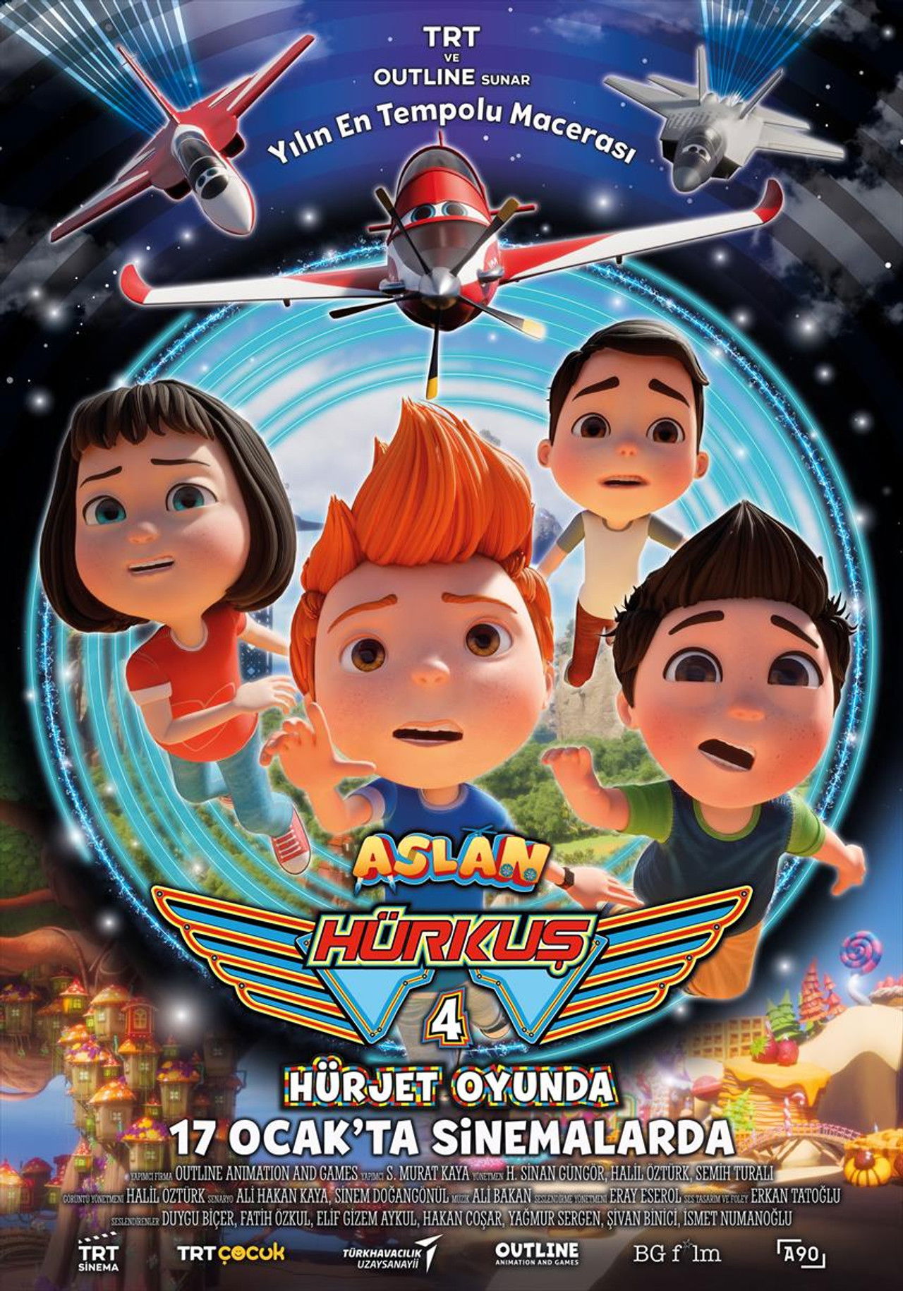 Aslan Hürkuş 4: Hürjet Oyunda Backdrop