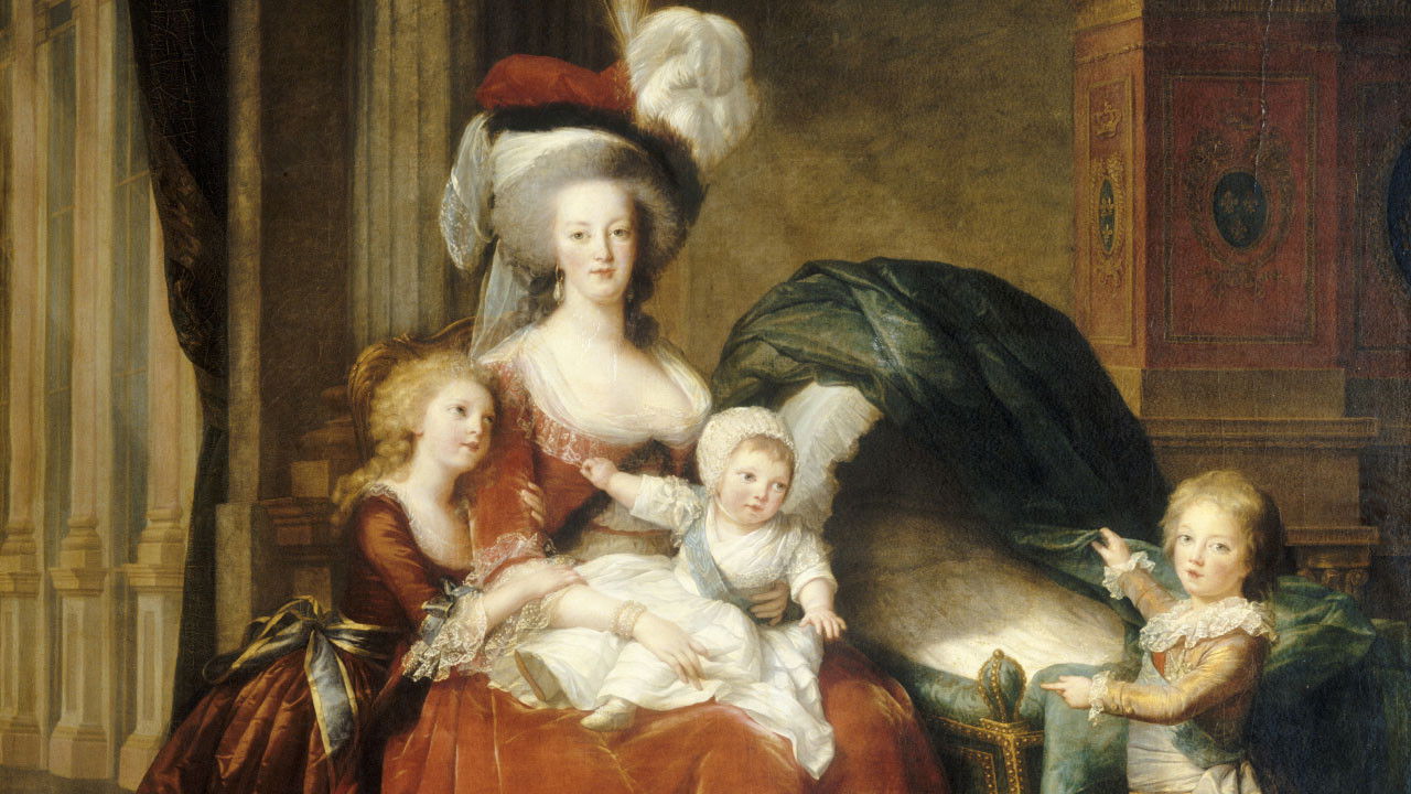 Les petits secrets des grands tableaux — Marie-Antoinette de Lorraine Habsbourg, reine de France et ses enfants, 1787, Elisabeth Louise Vigée Le Brun