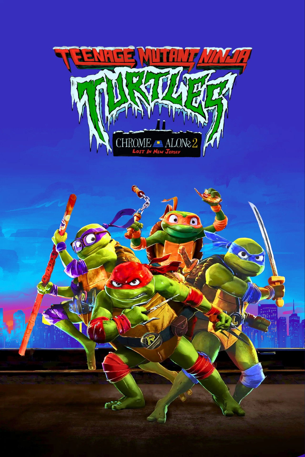 Teenage Mutant Ninja Turtles: Chrome Alone 2 - Lost in New Jersey poster