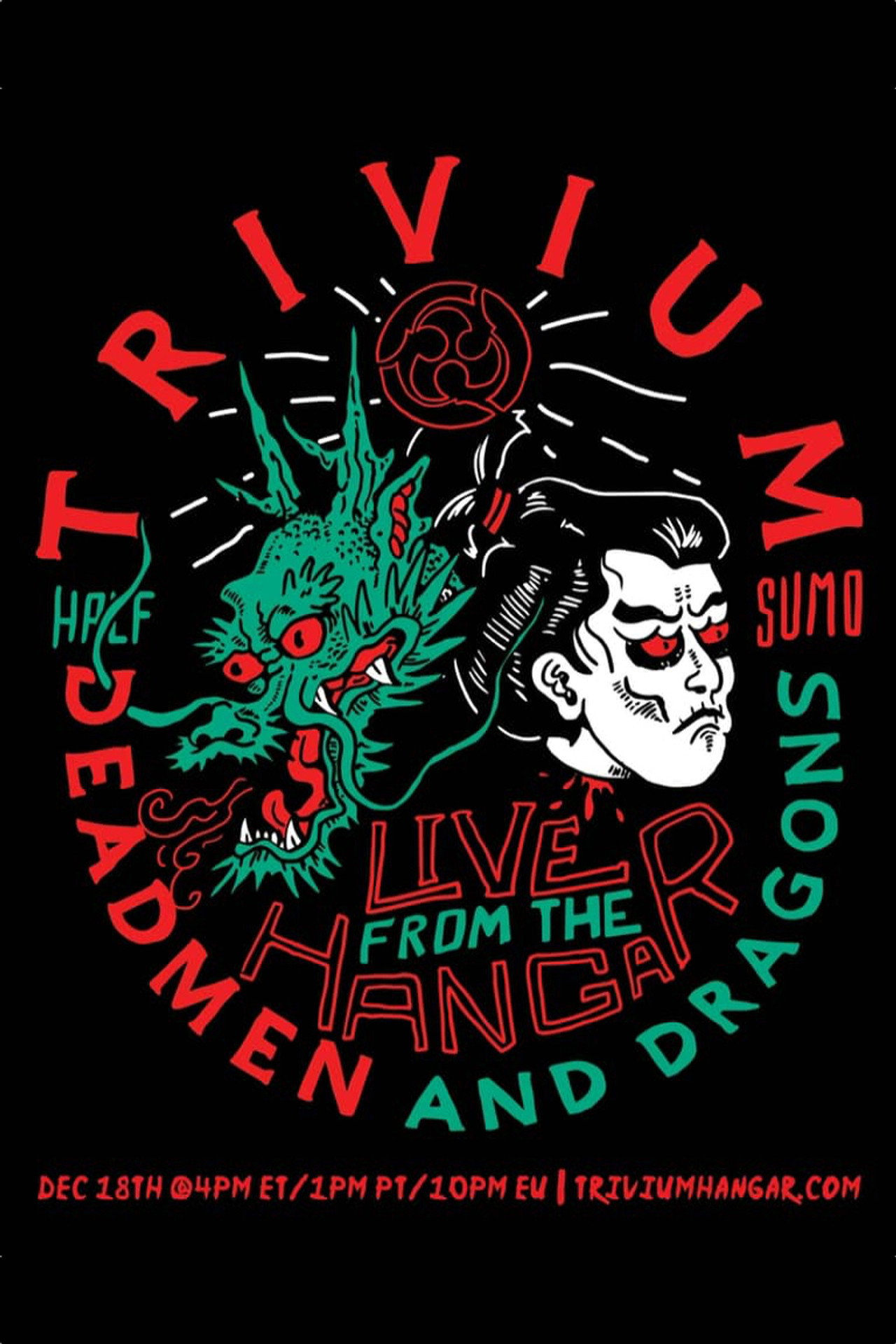 Trivium – Live From The Hangar: Deadmen & Dragons filmaffisch