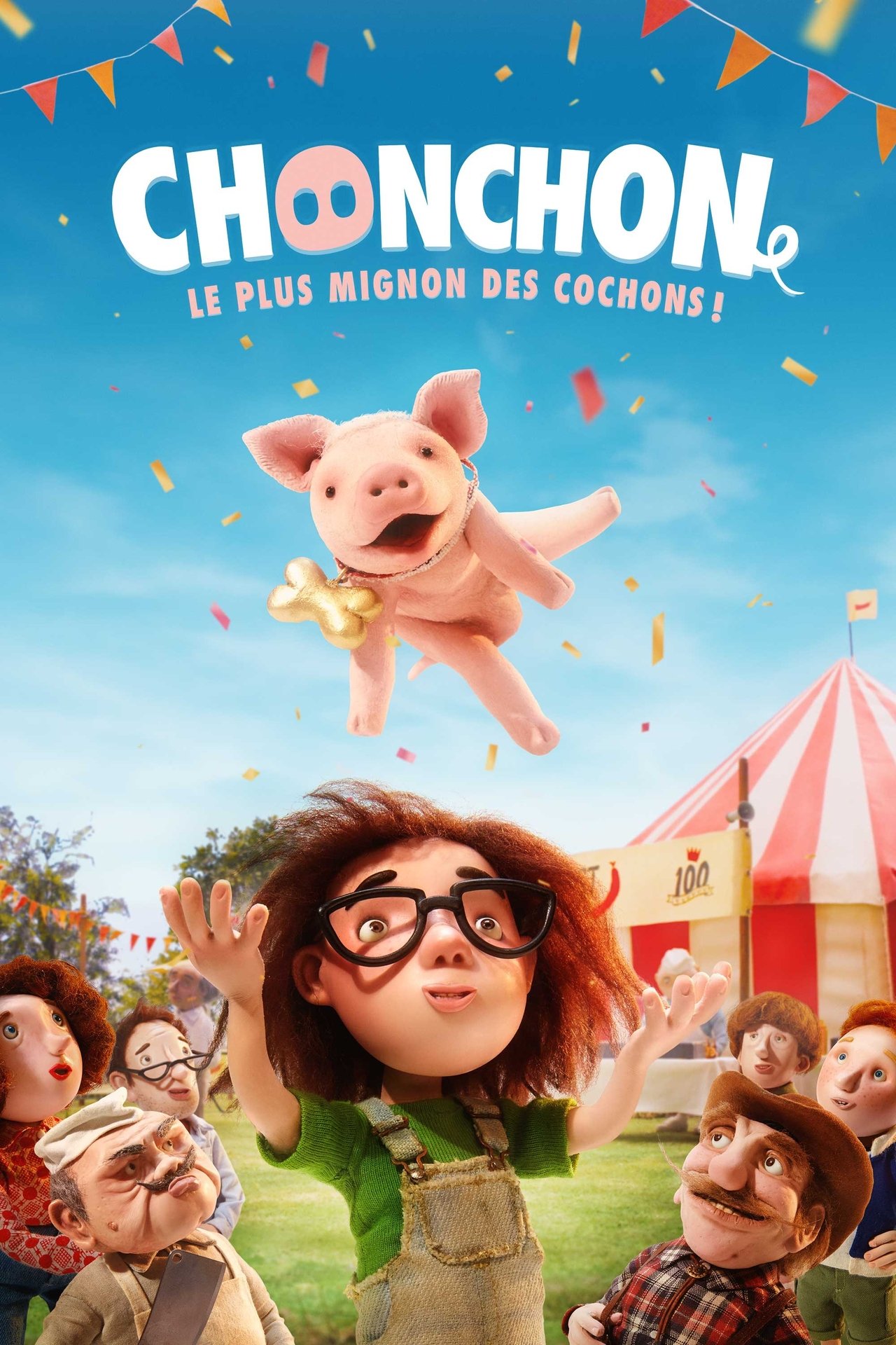 Chonchon, le plus mignon des cochons poster