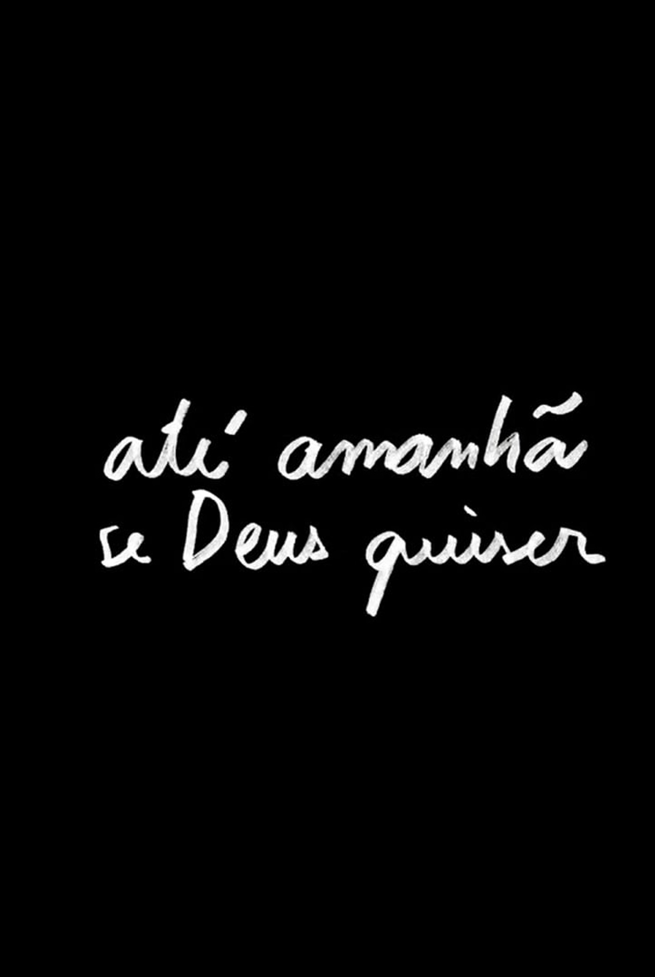 até amanhã se Deus quiser Backdrop