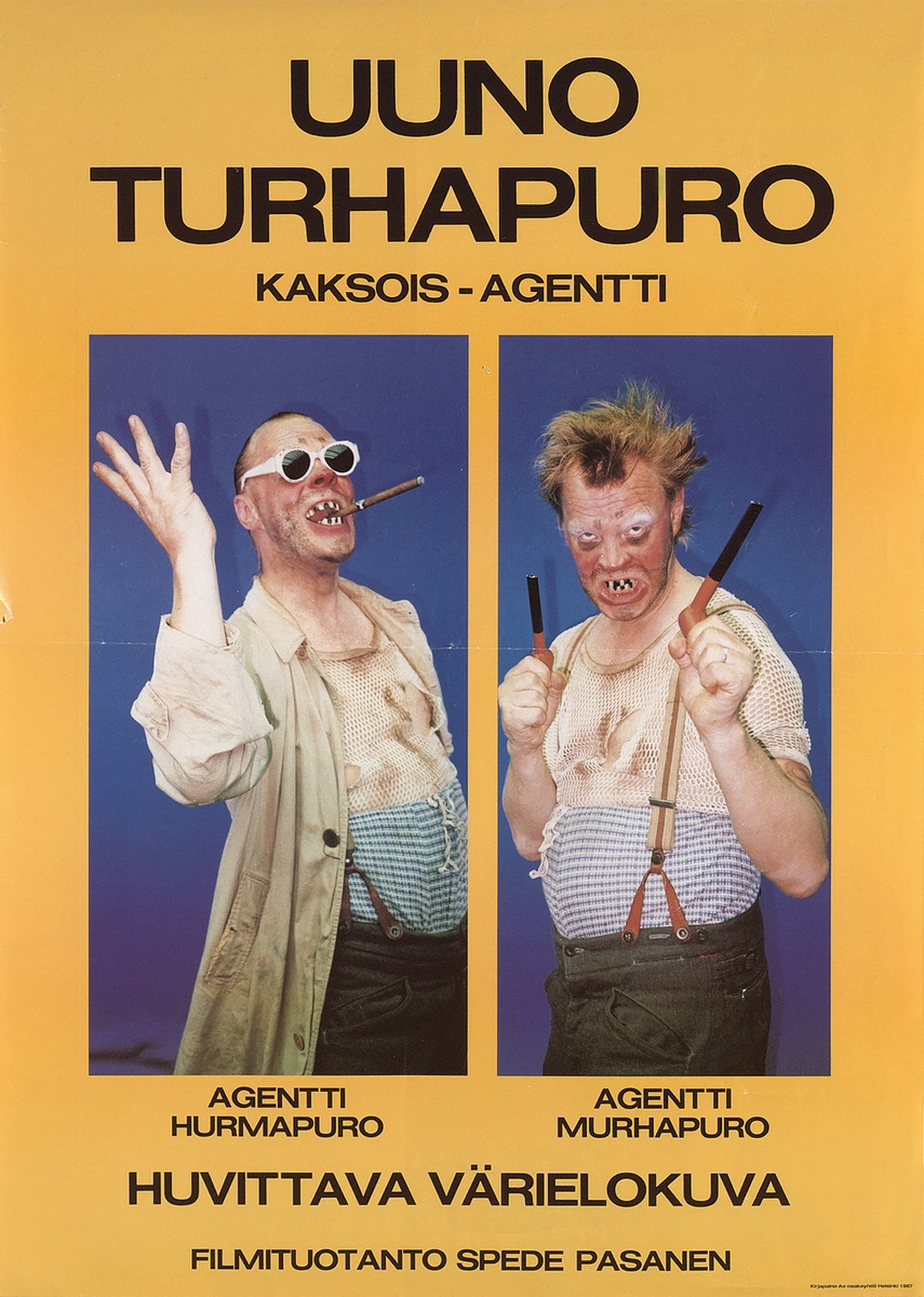 مشاهدة فيلم Uuno Turhapuro kaksoisagentti مترجم بدون اعلانات - بوستر