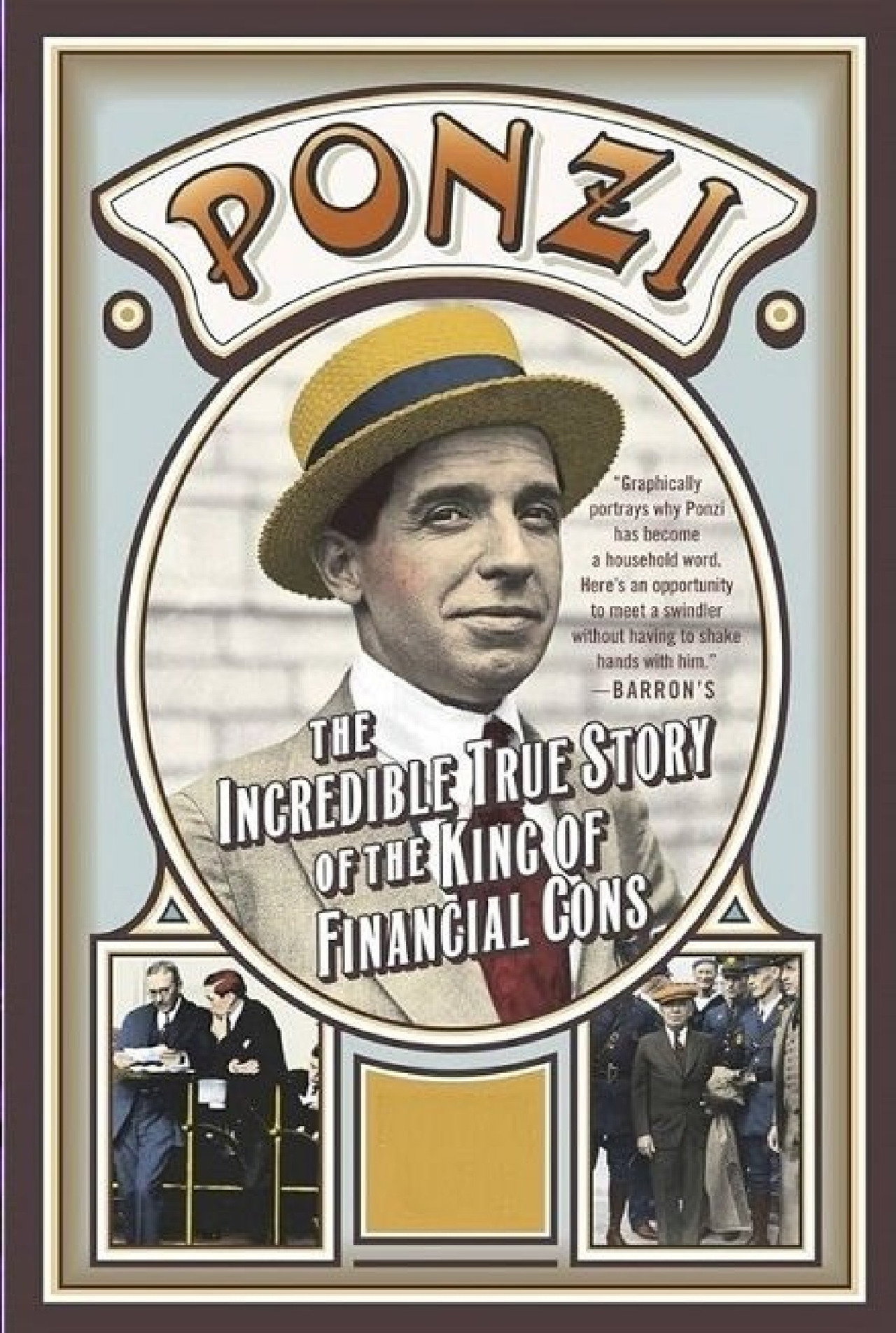 Mr. Ponzi and His Scheme Backdrop