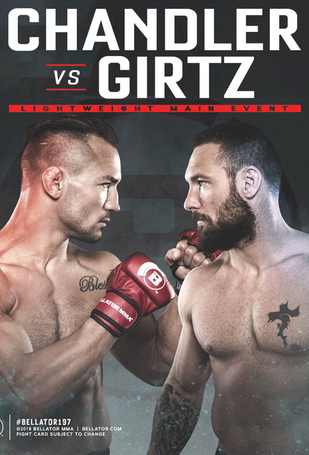 Bellator 197: Chandler vs. Girtz filmaffisch