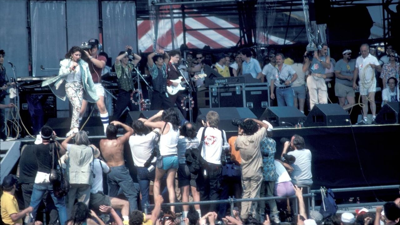 Live Aid backdrop