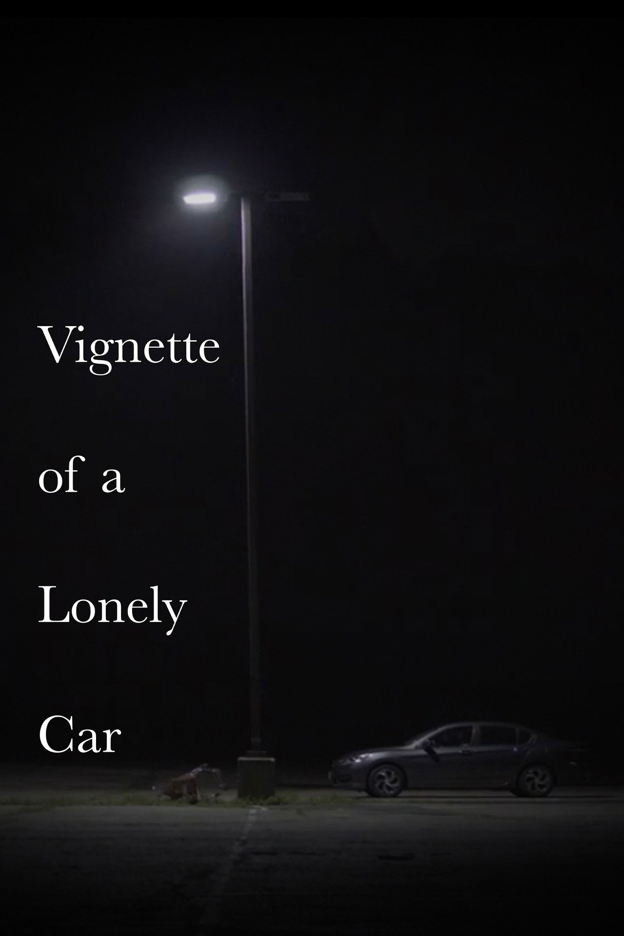 Vignette of a Lonely Car Backdrop