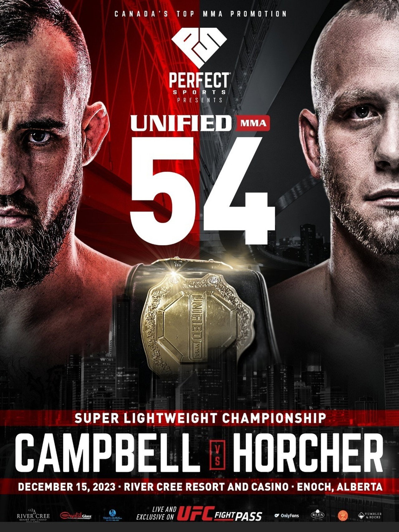 Unified MMA 54 Backdrop