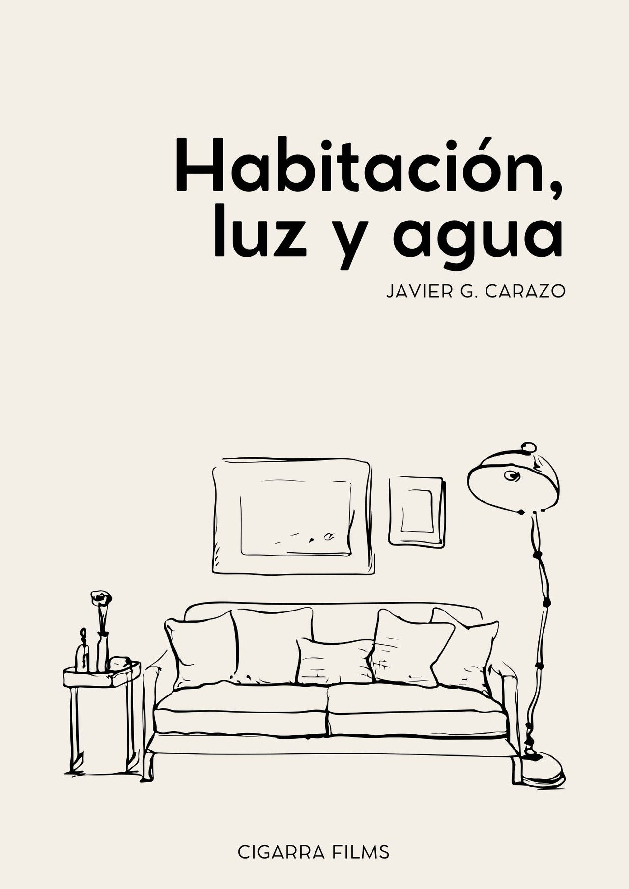 Habitación, luz y agua Backdrop