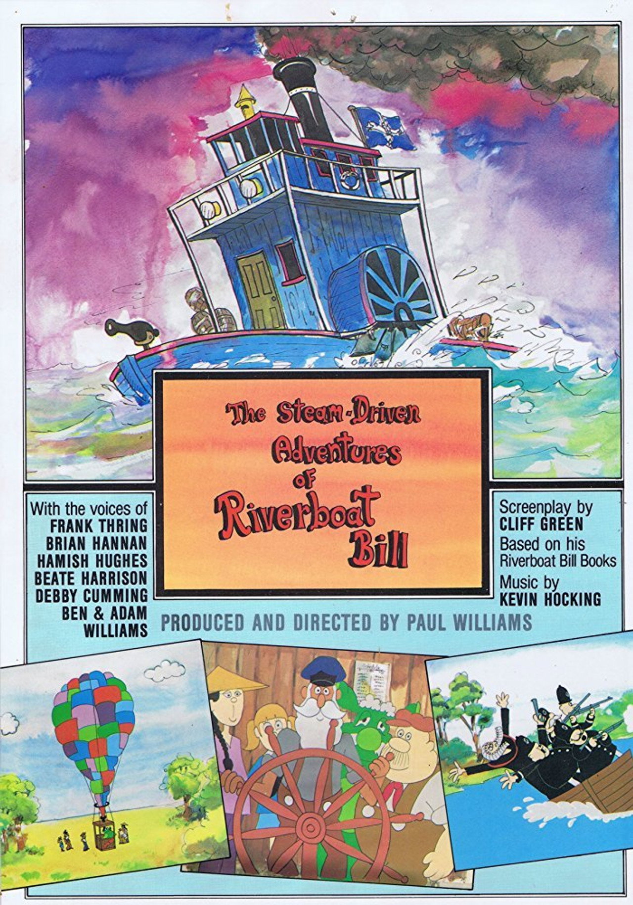 The Steam-Driven Adventures of Riverboat Bill filmaffisch