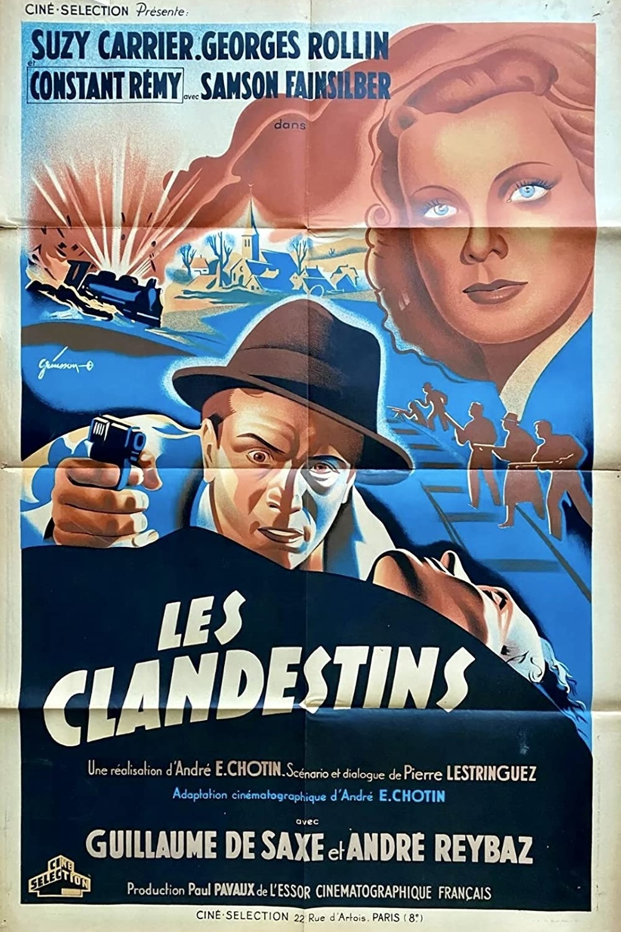 Les clandestins poster