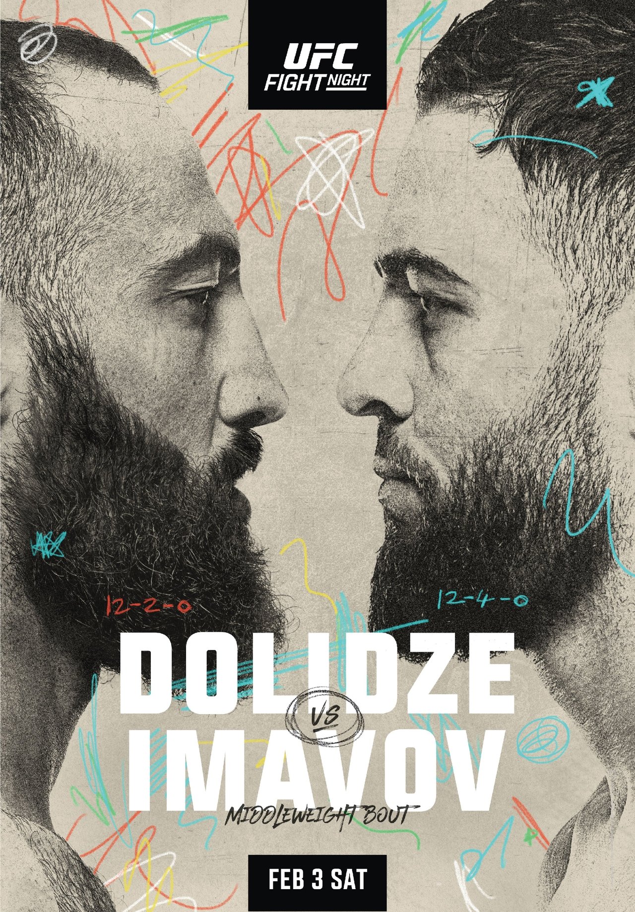 UFC Fight Night 235: Dolidze vs. Imavov poster
