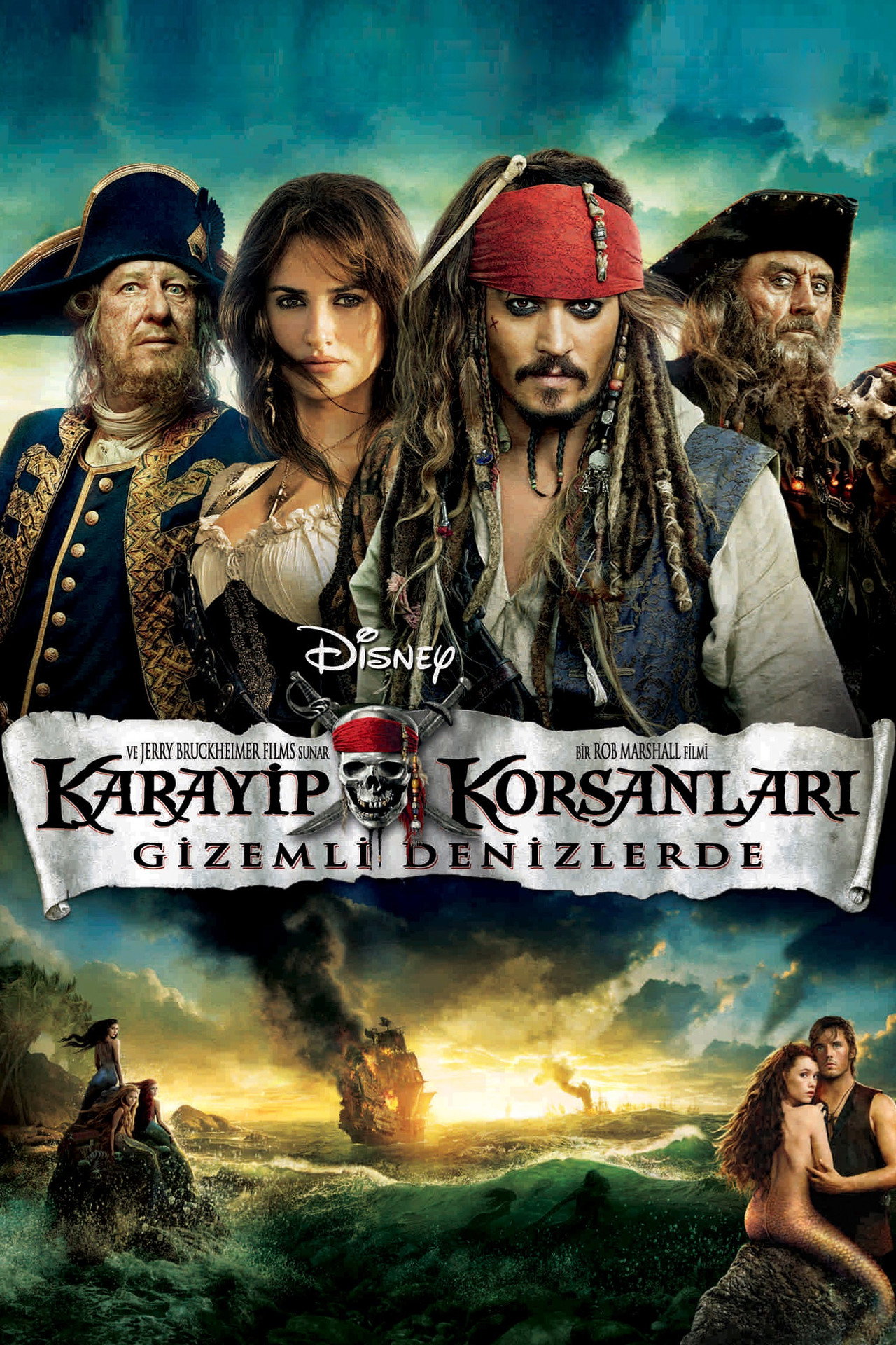 Karayip Korsanları: Gizemli Denizlerde Poster