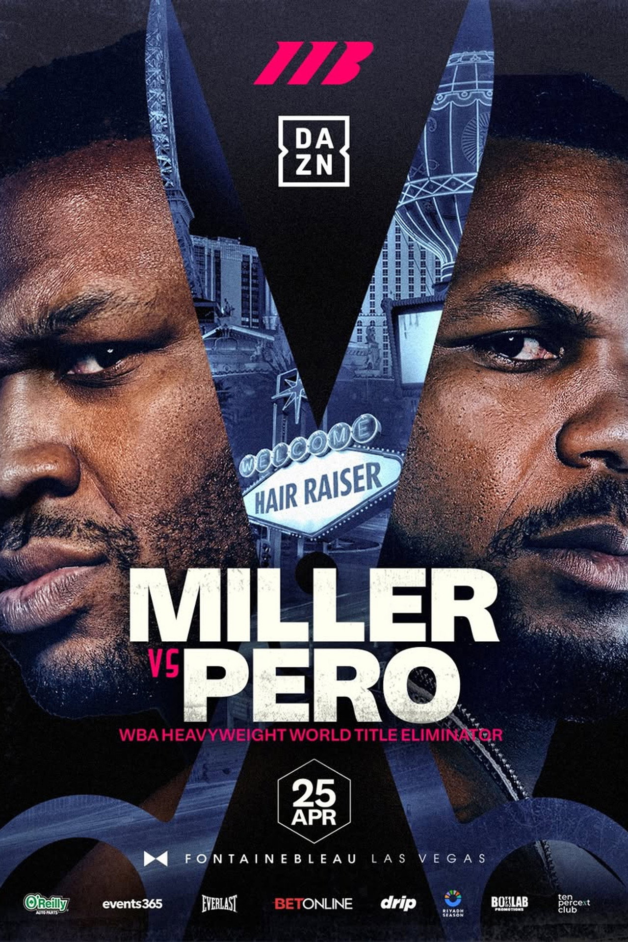 Jarrell Miller vs. Lenier Pero filmaffisch