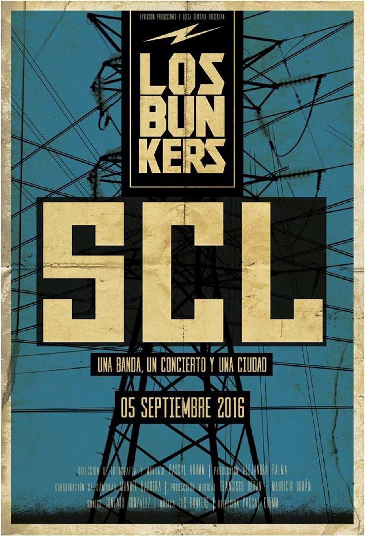 Los Bunkers: SCL filmaffisch