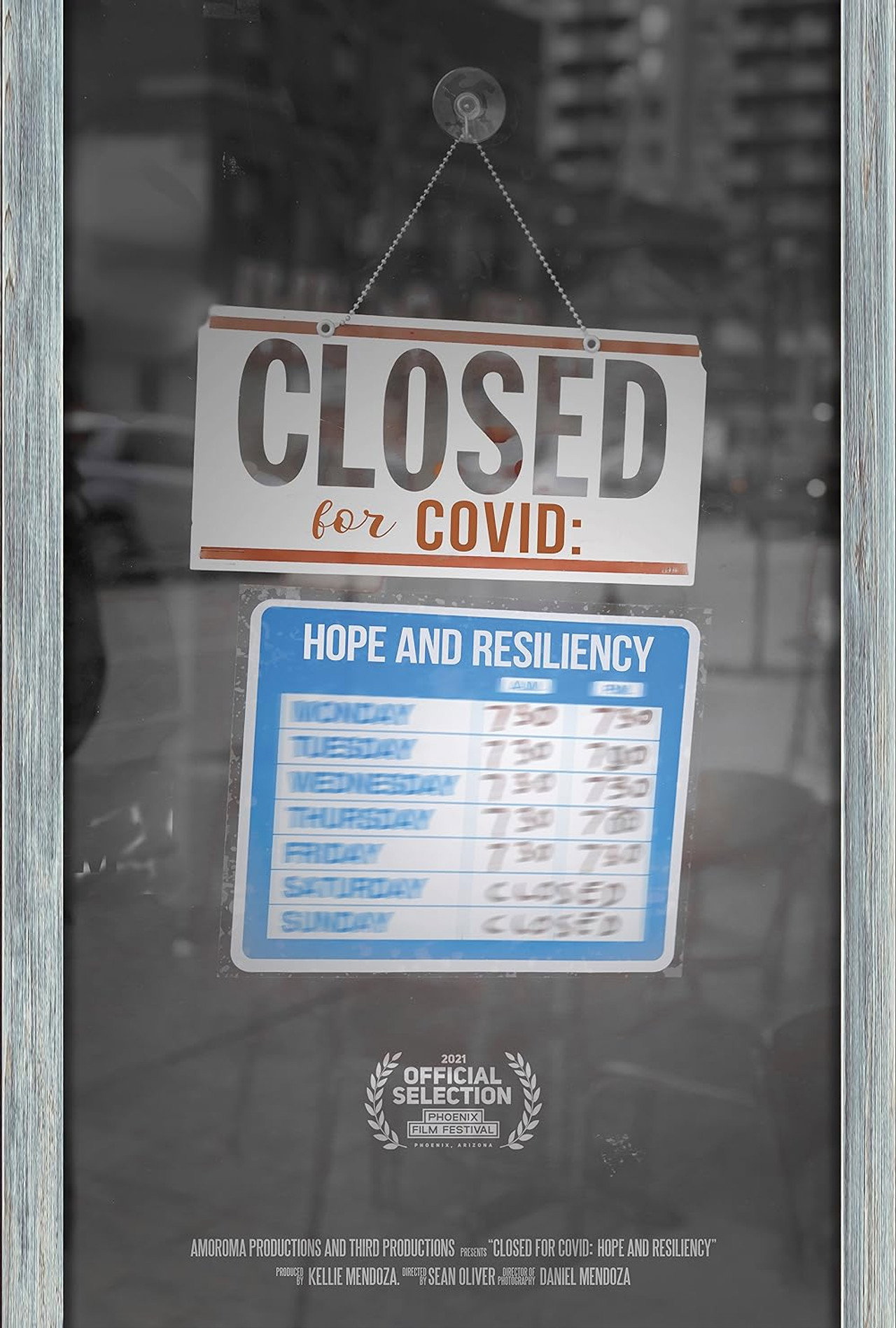 Closed for COVID: Hope and Resiliency filmaffisch