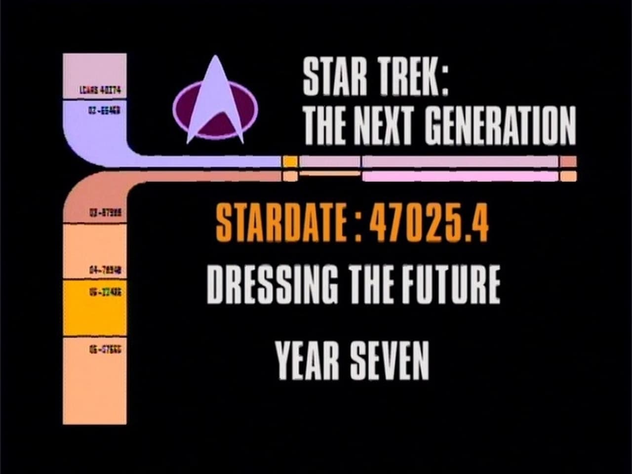 Star Trek: The Next Generation - Season 0 Episode 76 : Archival Mission Log: Year Seven - Dressing the Future