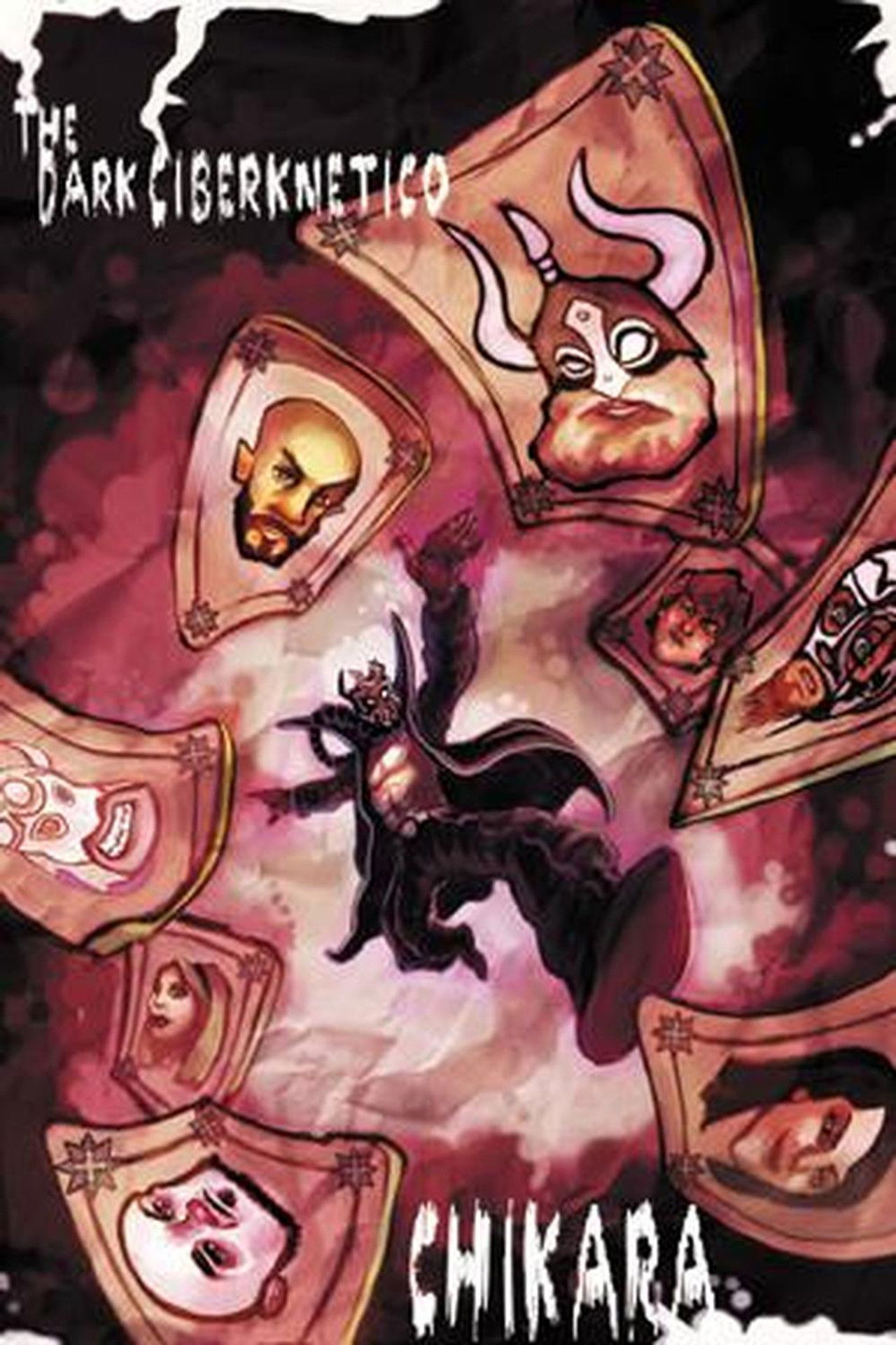 CHIKARA The Dark Ciberknetico Backdrop