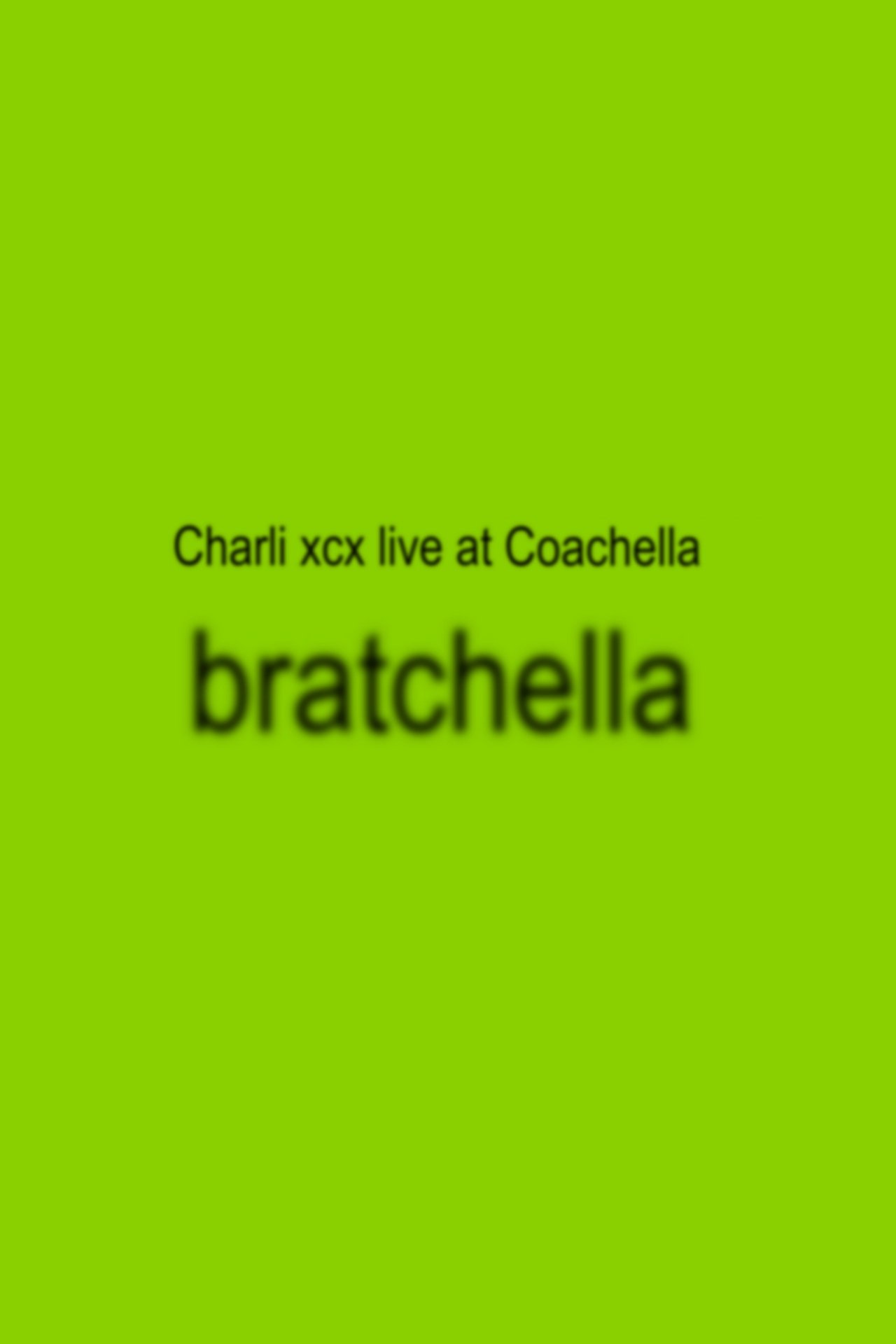 bratchella: Charli xcx live at Coachella 2025