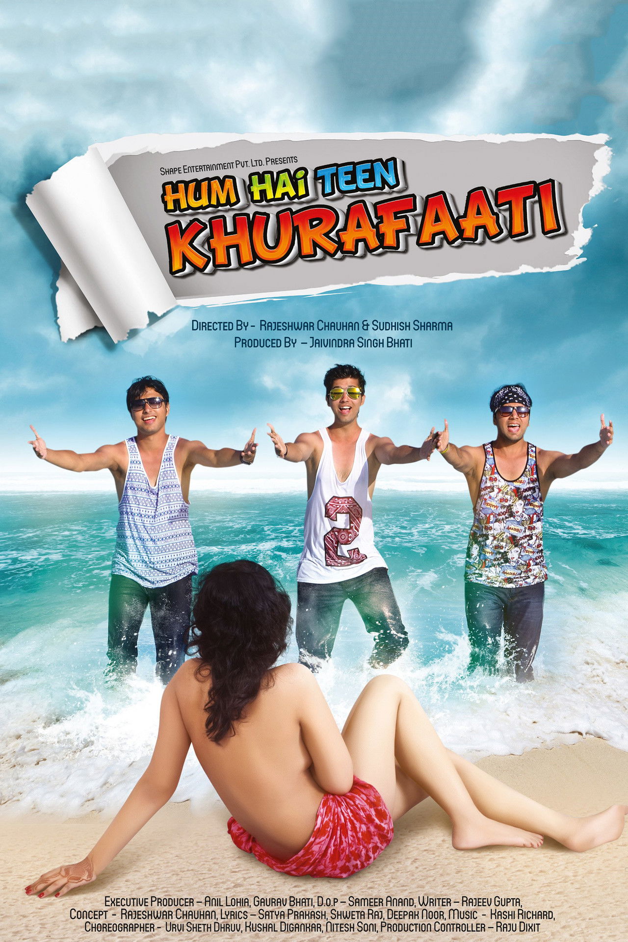 Hum Hai Teen Khurafaati Backdrop