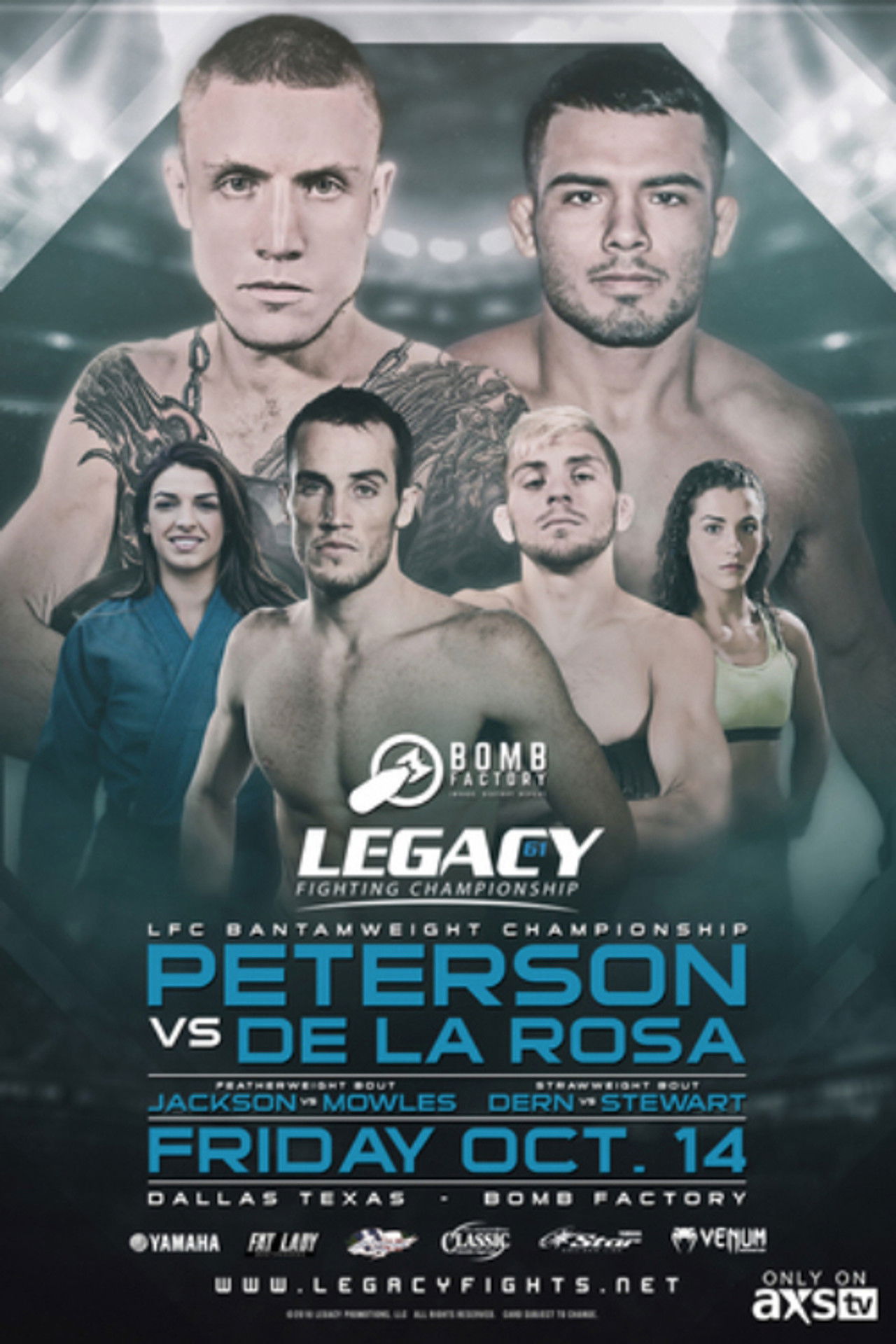 Legacy Fighting Championship 61: Jackson vs. Mowles Backdrop