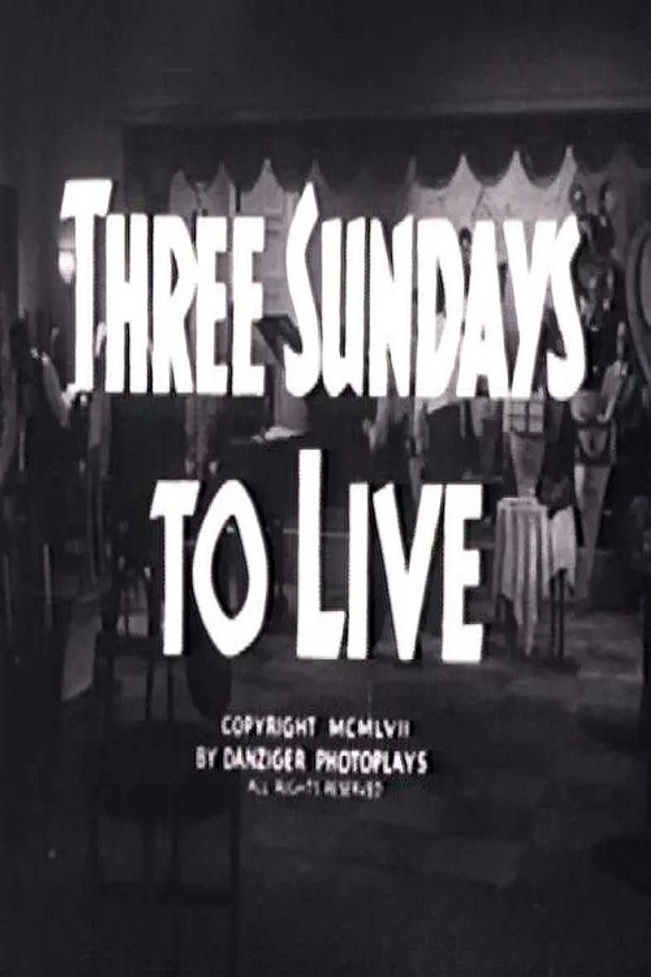 Three Sundays to Live Backdrop