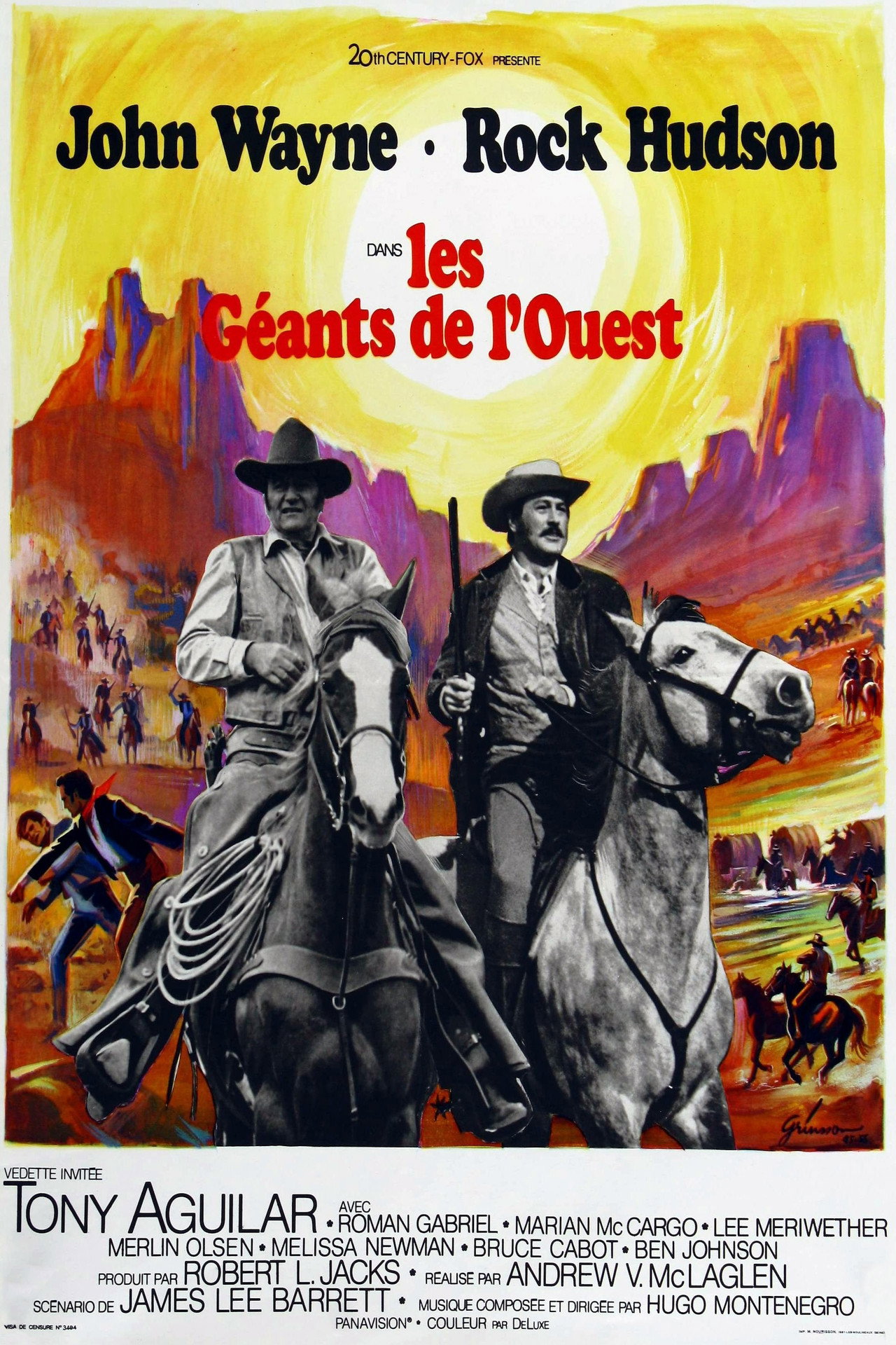 Les Géants de l'Ouest poster