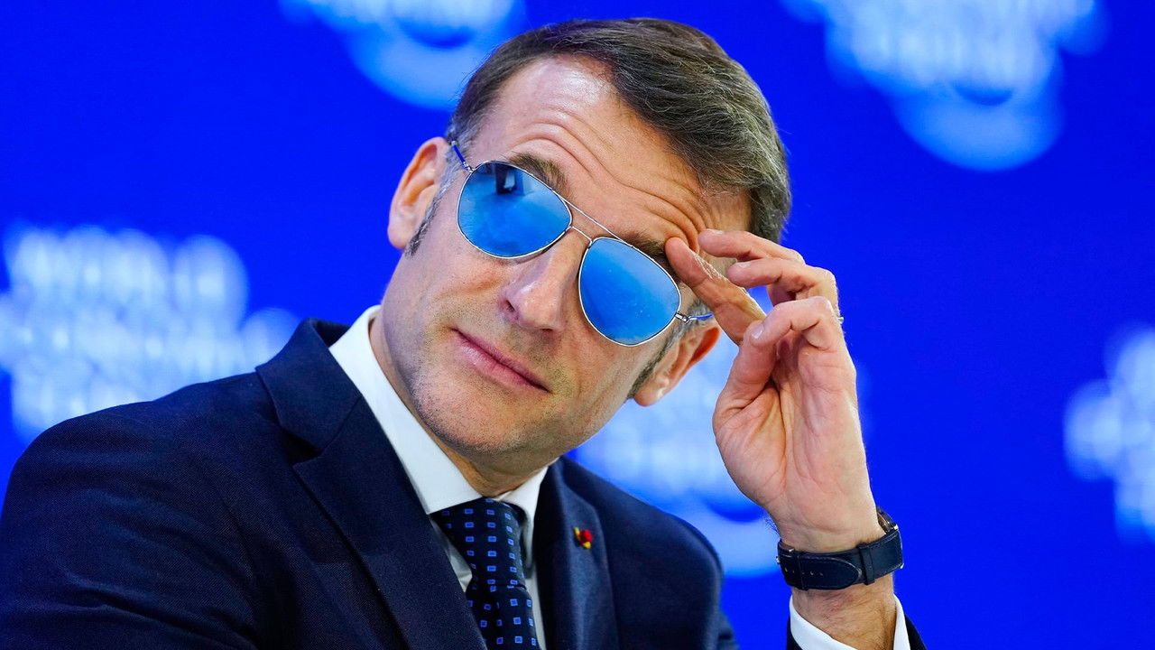 Le Dessous des images — Les lunettes miroir du président Macron