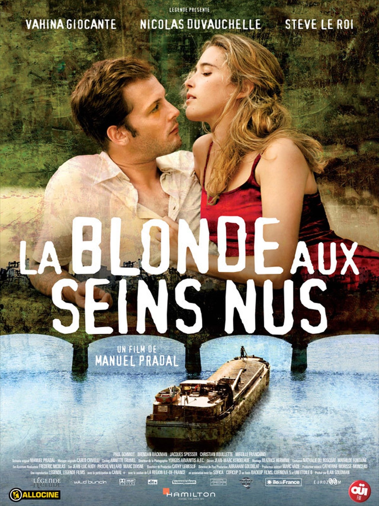 La Blonde aux seins nus poster