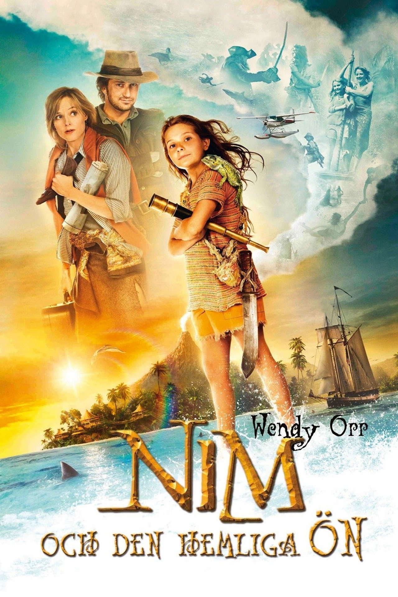 Nim och den hemliga ön filmaffisch