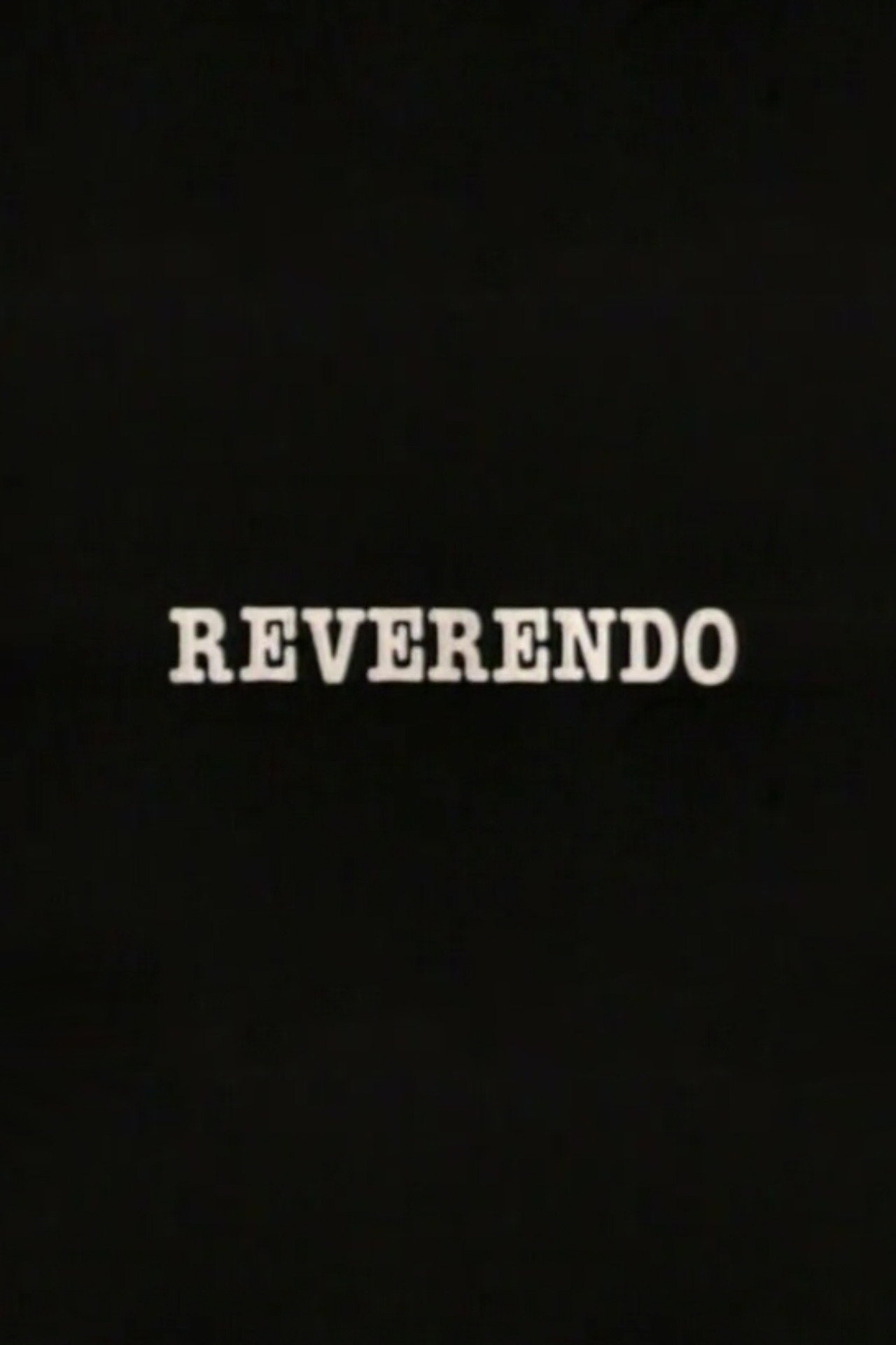Reverendo filmaffisch