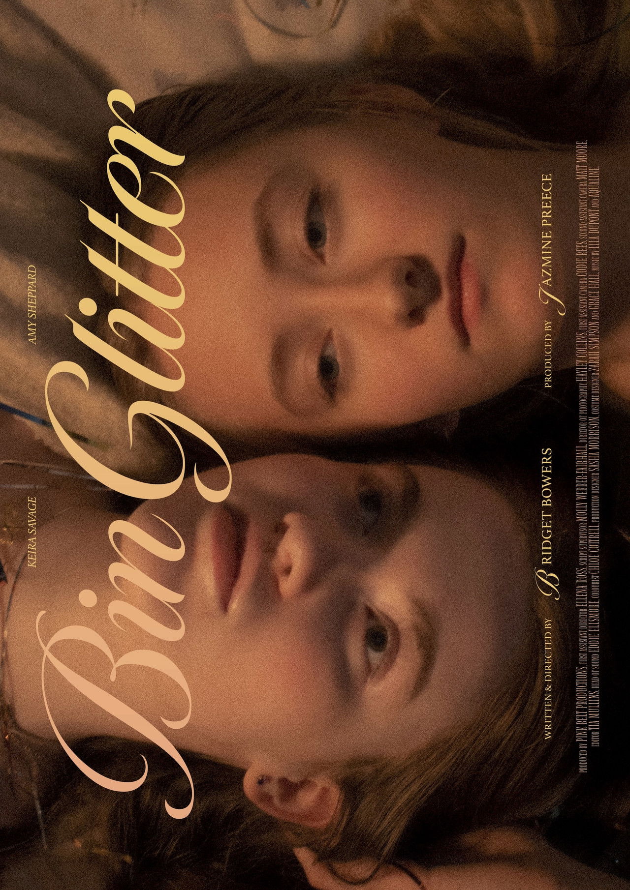 Bin Glitter Backdrop