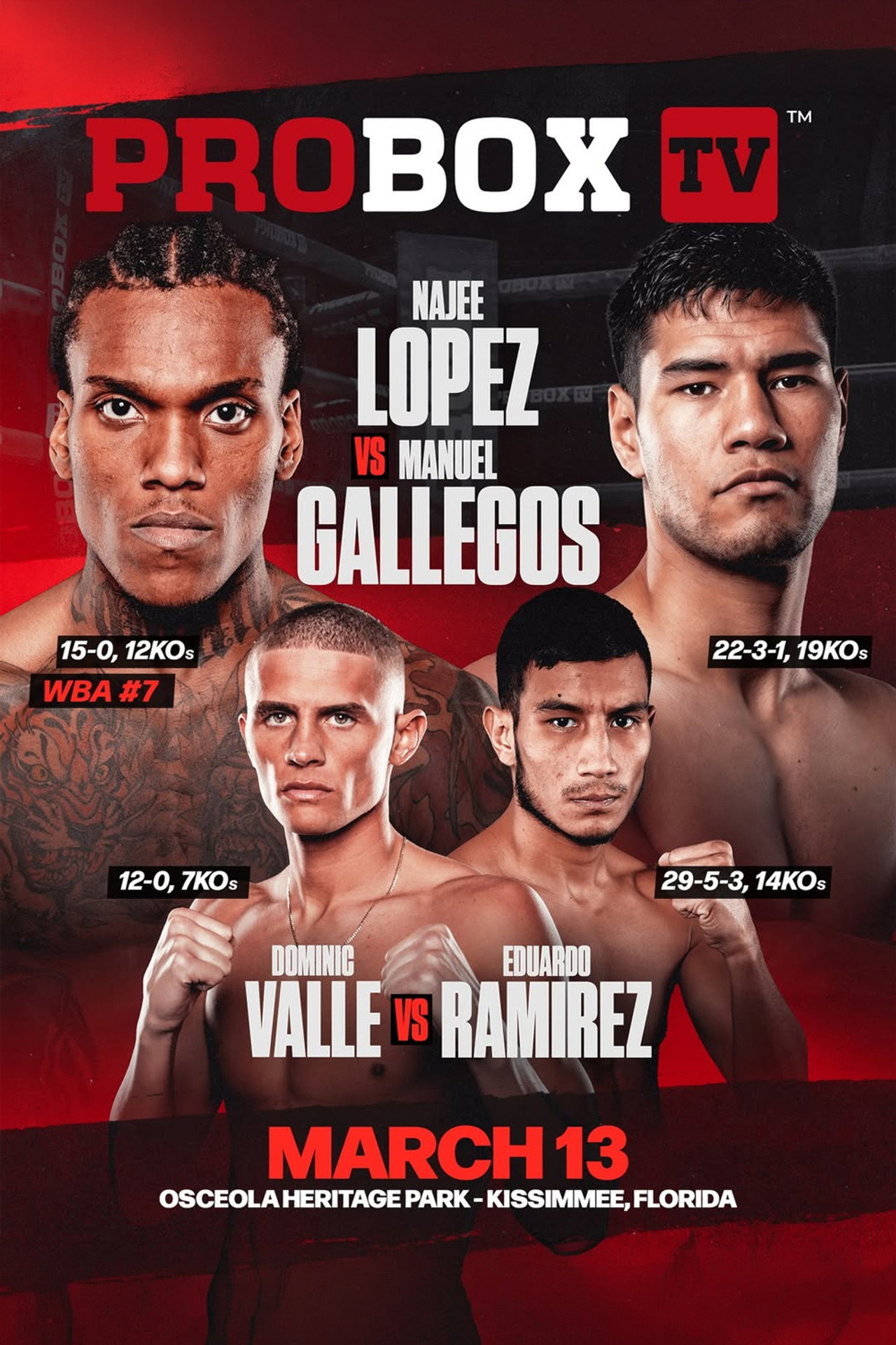 Najee Lopez vs. Manuel Gallegos filmaffisch