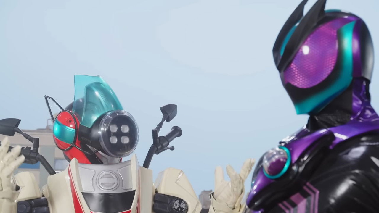 Kamen Rider ZEZTZ: Send 'Em Flying! Giant Robot CODE Zeroider!! backdrop