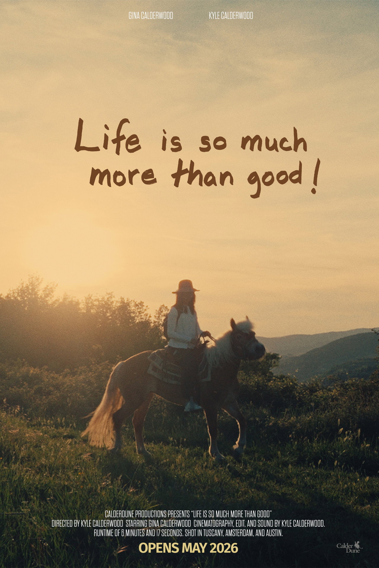 Life is so much more than good! poster