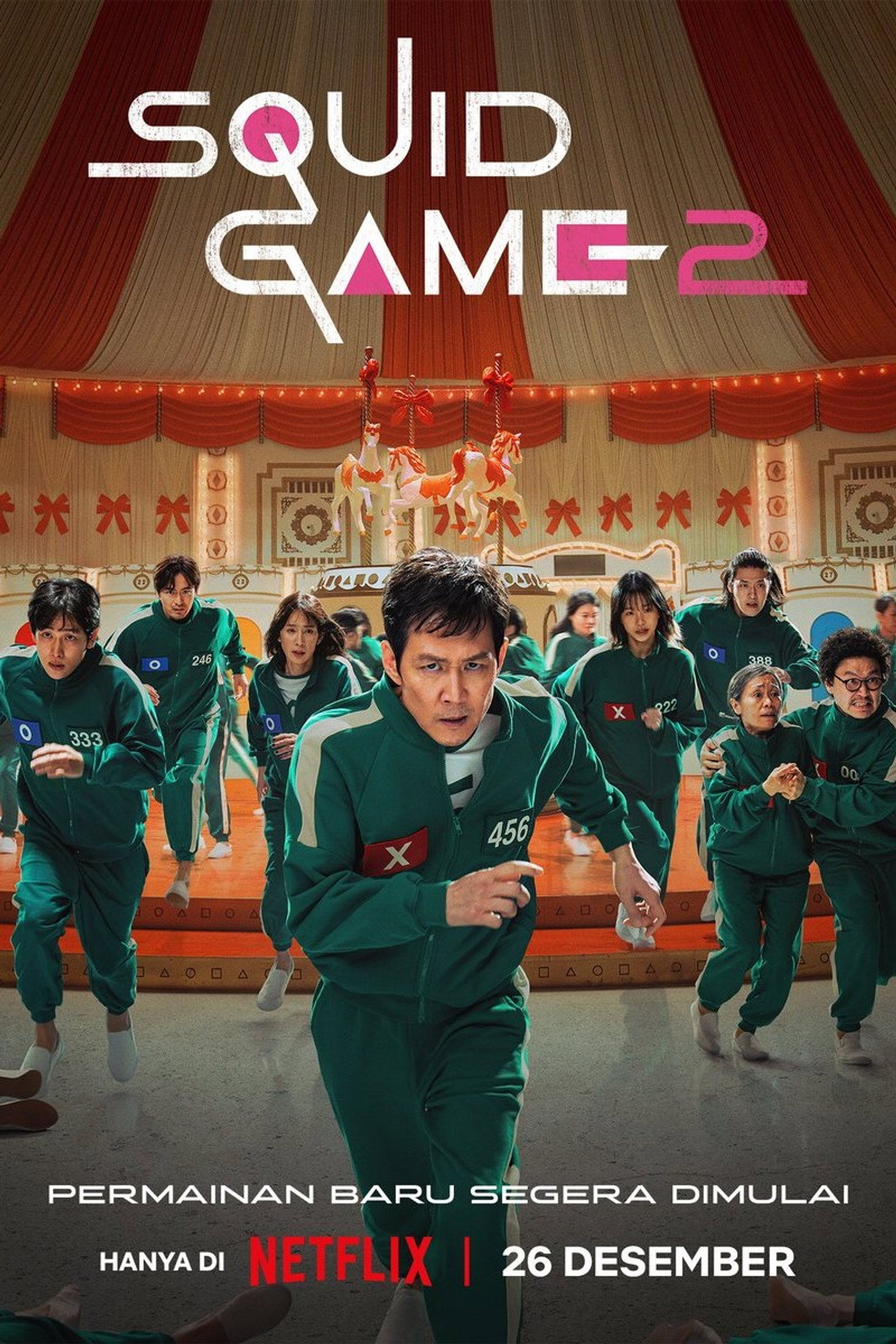 Squid Game (2024) Hindi Season 2 Complete Netflix backdrop