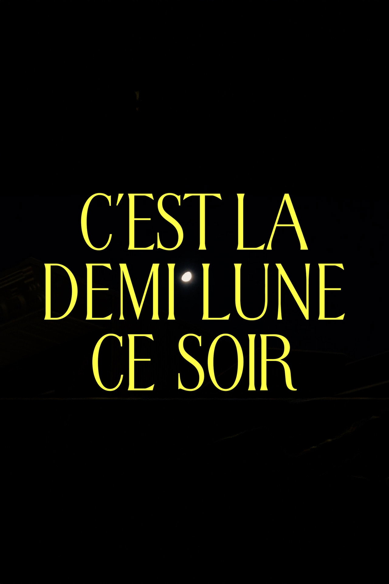 C'est la demi lune ce soir filmaffisch