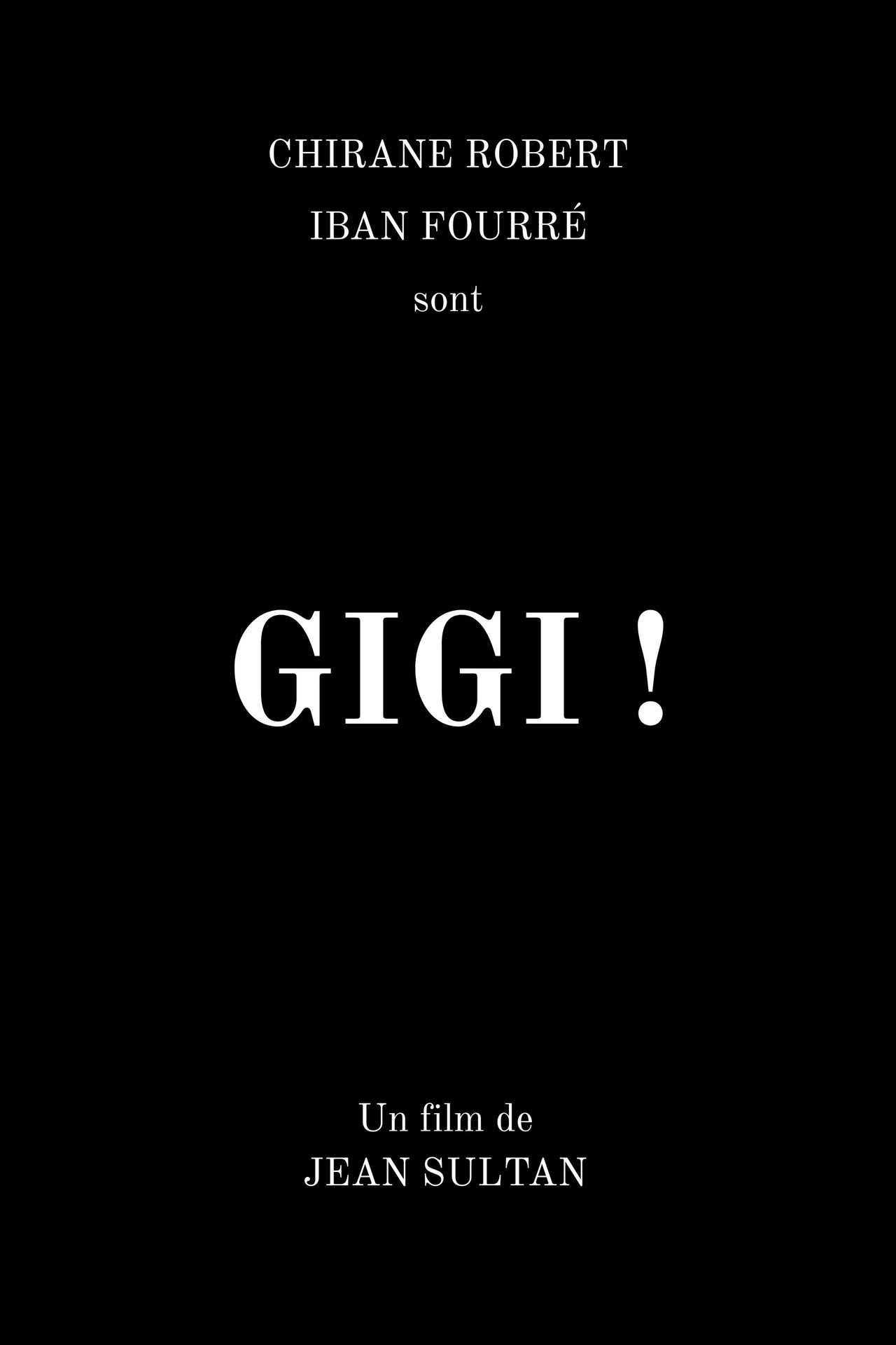 GIGI ! poster